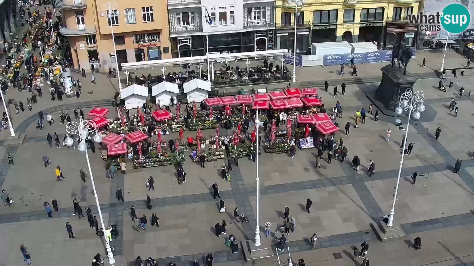 Piazza Ban Jelačić livecam Zagreb – Hotel Dubrovnik