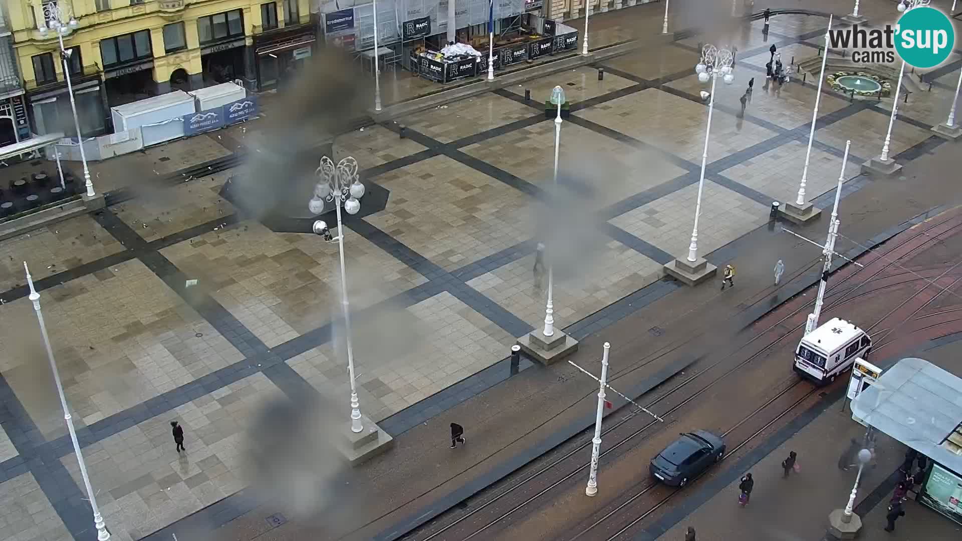 Plaza Ban Jelačić camera en vivo Zagreb – Hotel Dubrovnik