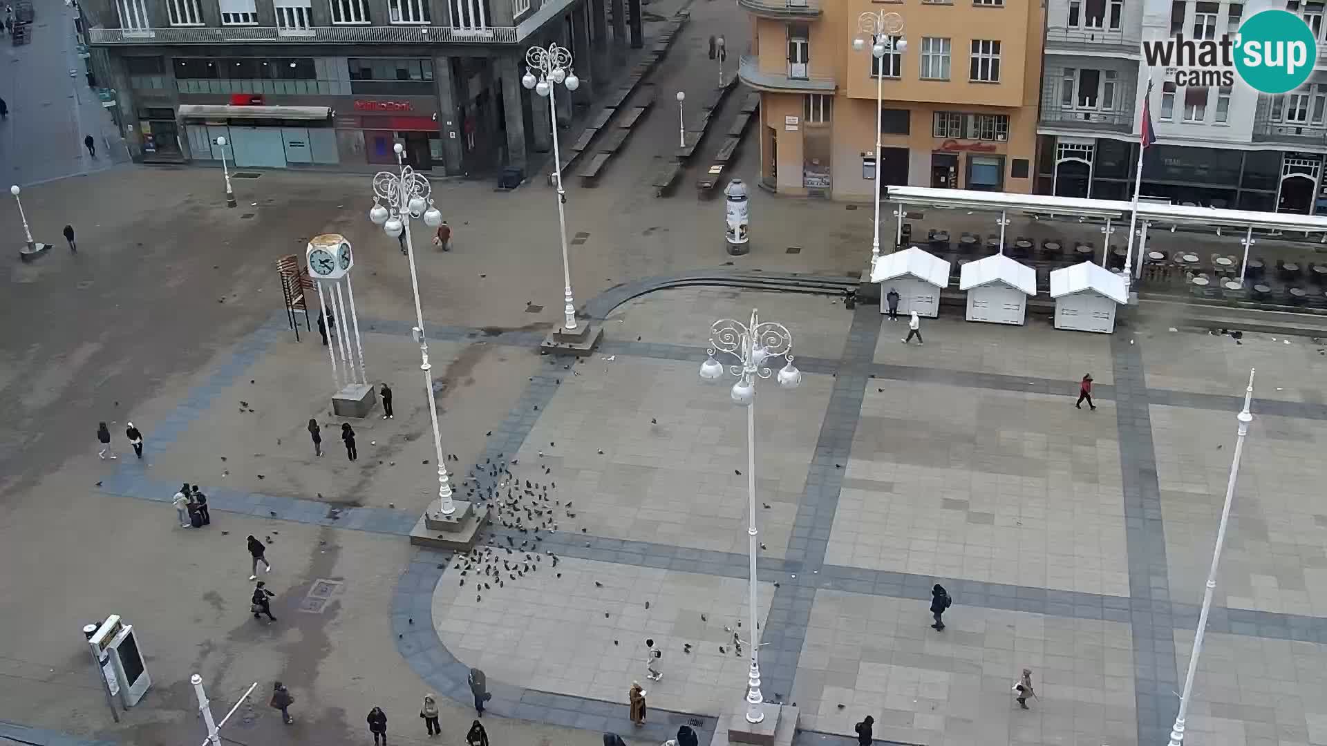 Plaza Ban Jelačić camera en vivo Zagreb – Hotel Dubrovnik