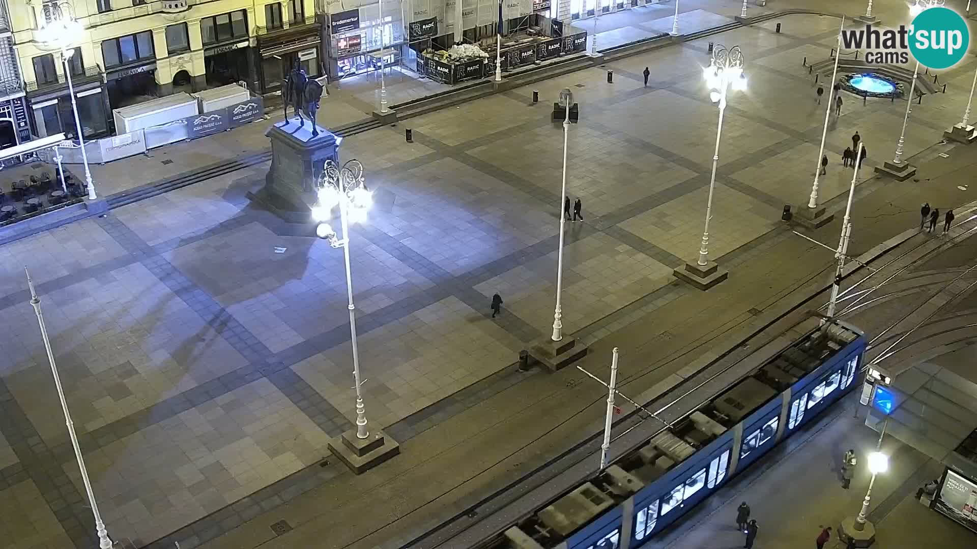 Trg Bana Jelačića web kamera Zagreb – Hotel Dubrovnik