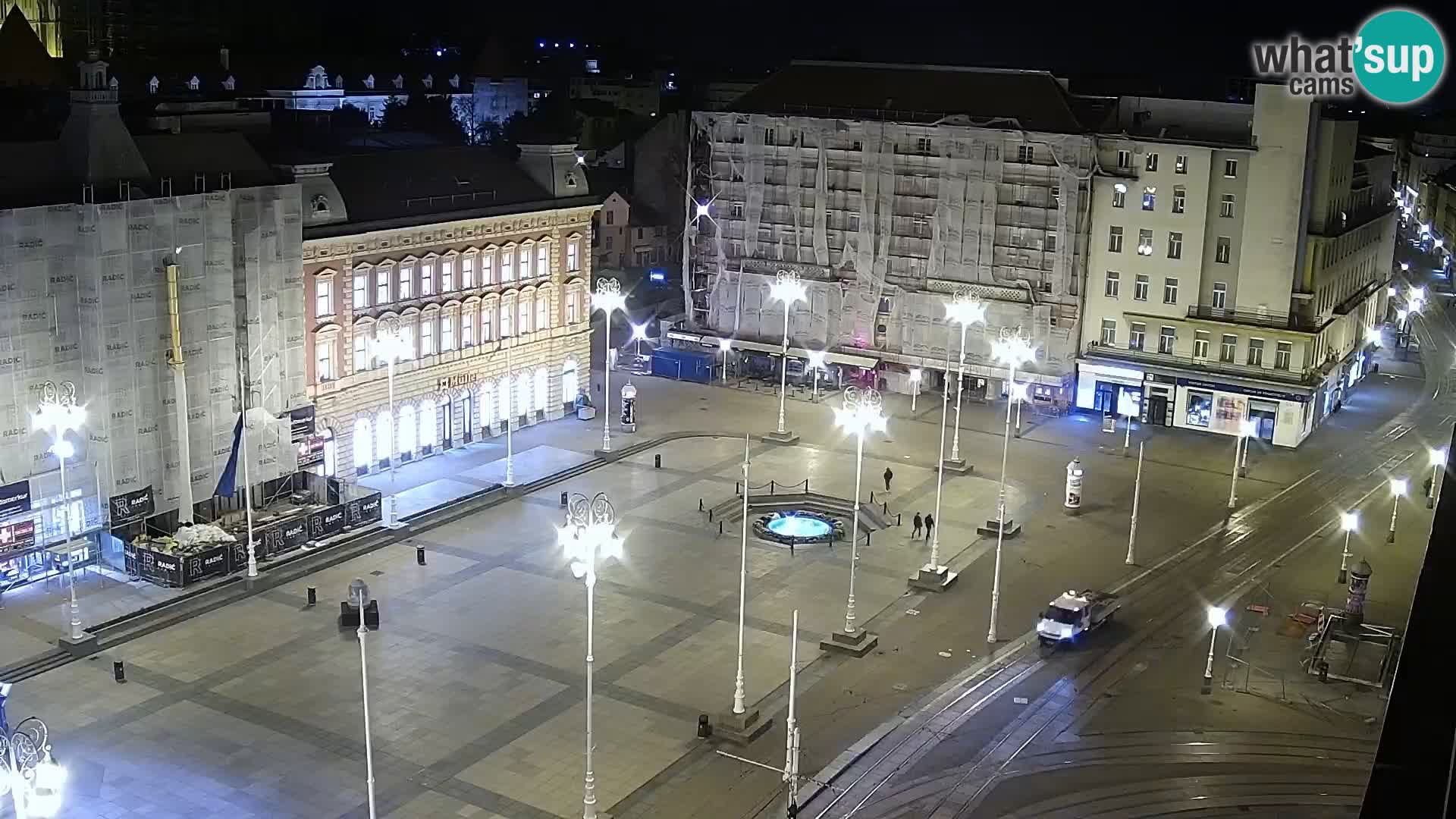 Plaza Ban Jelačić camera en vivo Zagreb – Hotel Dubrovnik