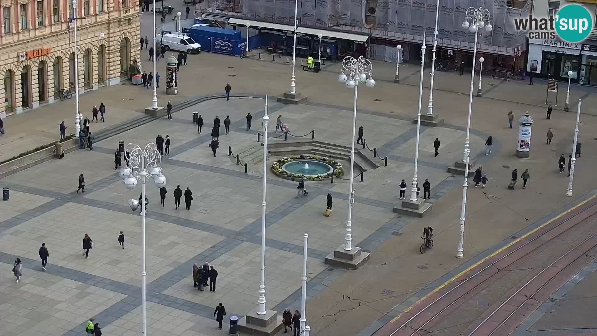 LIVE Webcam Zagreb Hotel Dubrovnik | Ban Jelačić square