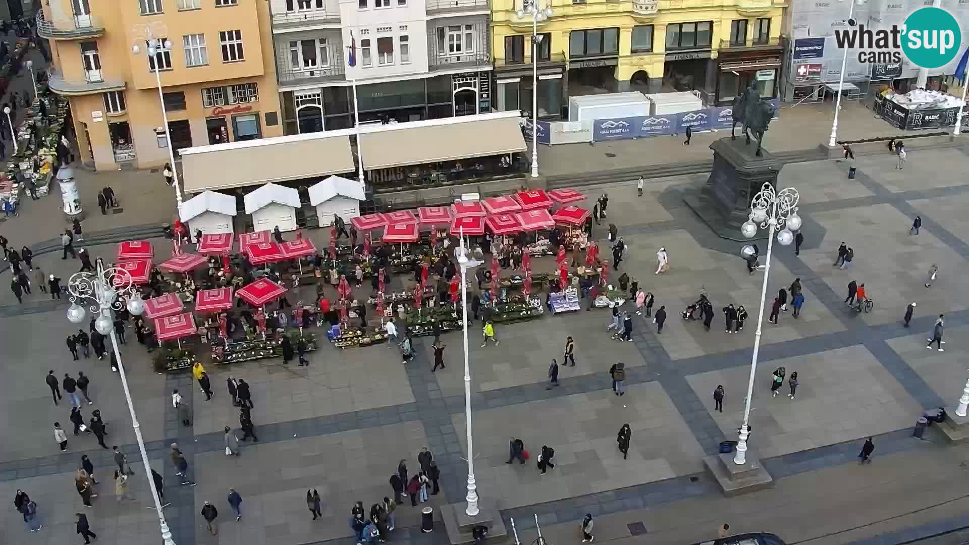 LIVE Webcam Zagreb Hotel Dubrovnik | Ban Jelačić square