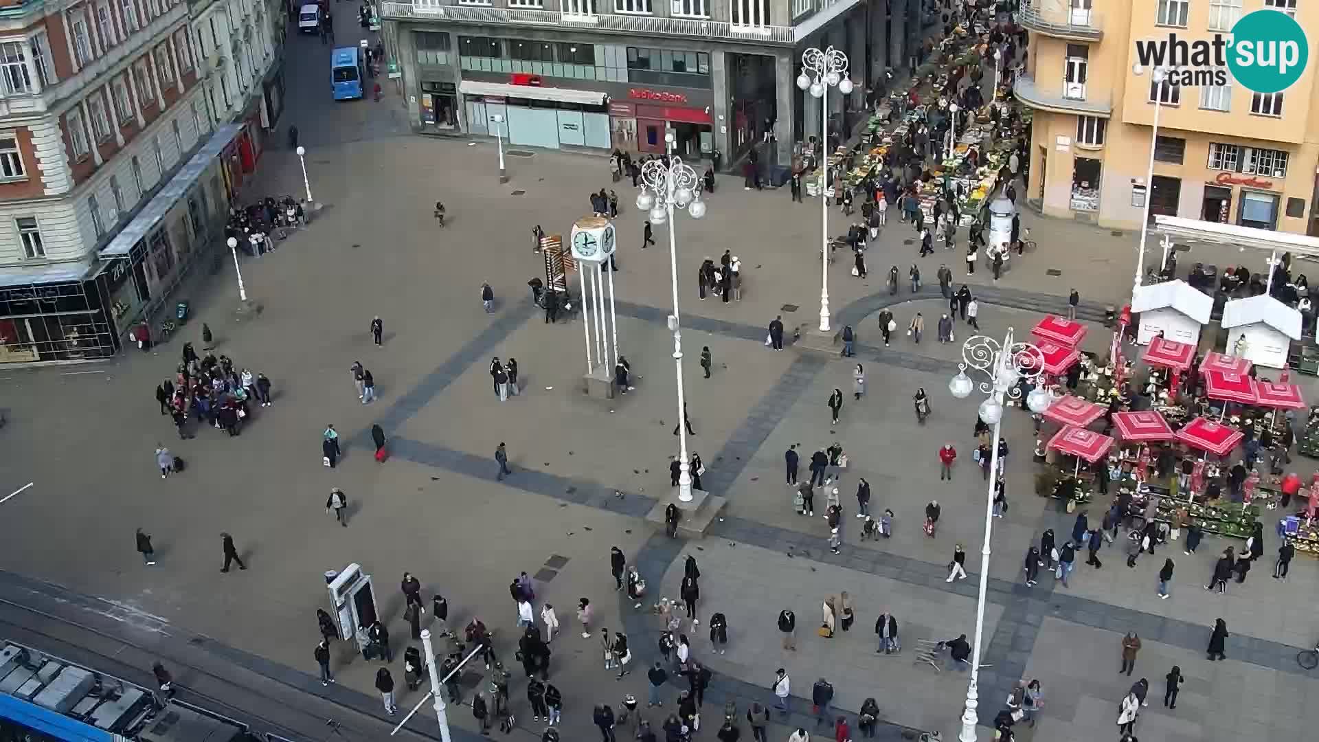 Ban Jelačić Platz  Live webcam Zagreb – Hotel Dubrovnik