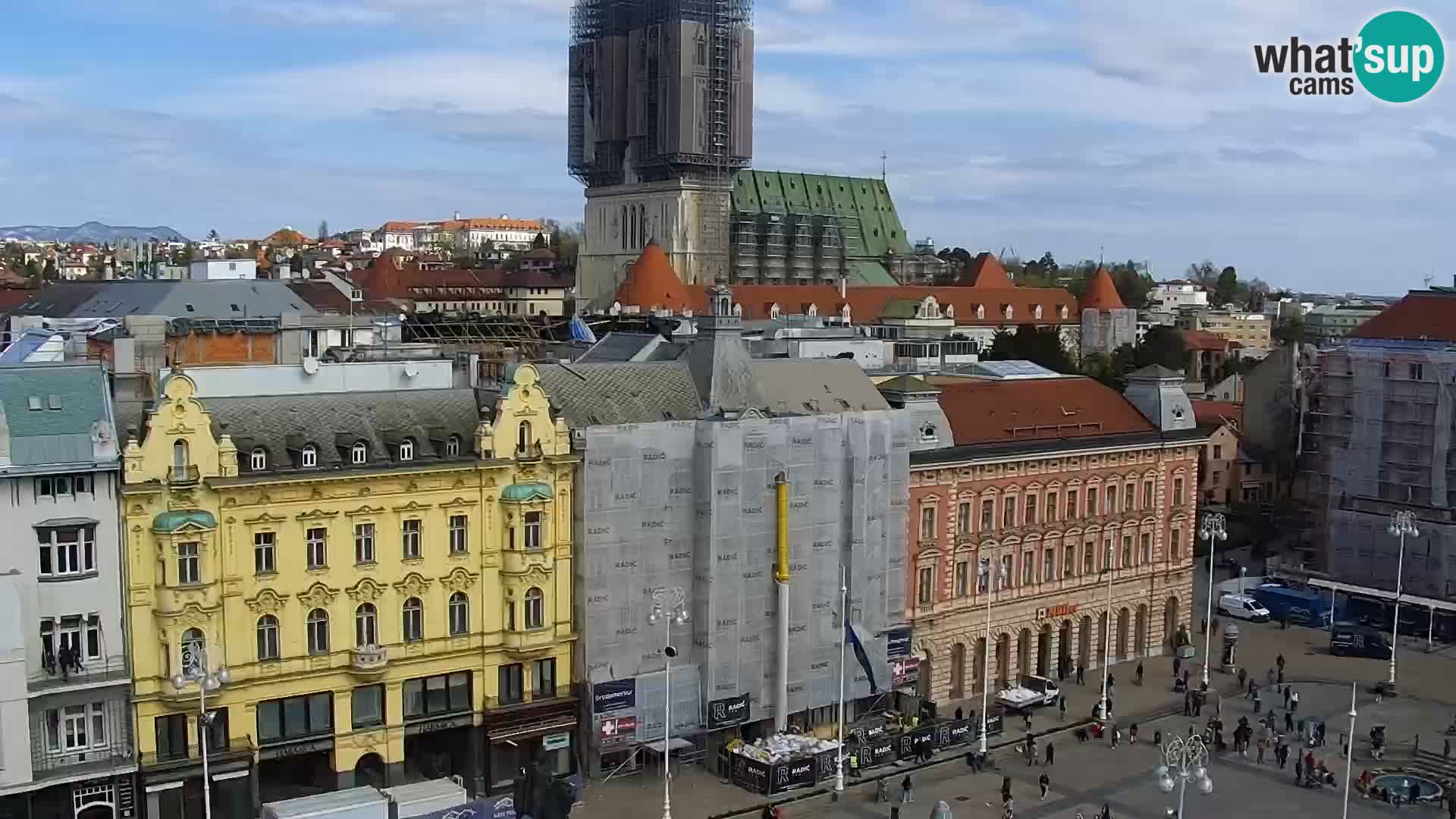 Ban Jelačić live cam Zagreb – Hotel Dubrovnik
