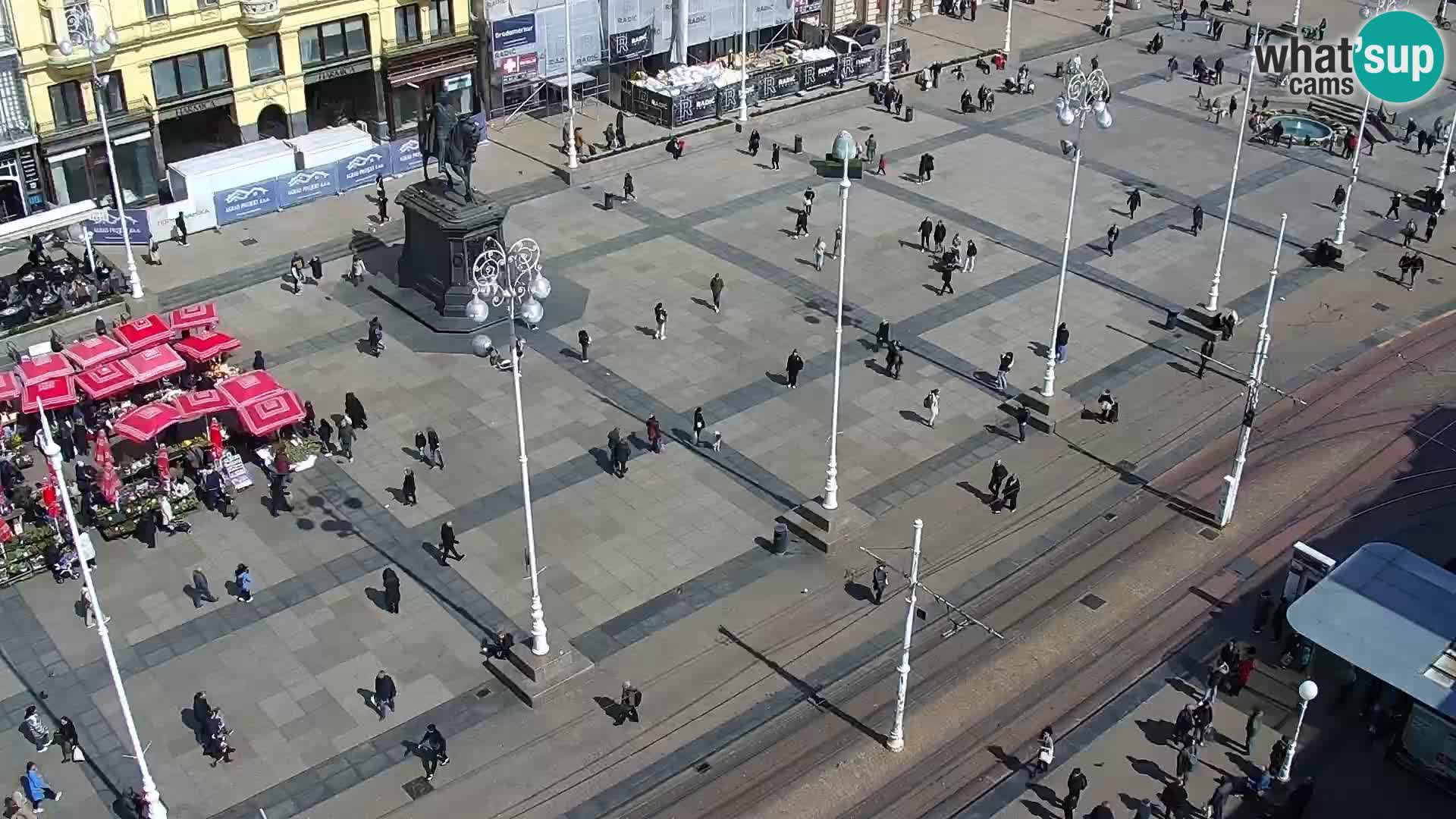 LIVE Webcam Zagreb Hotel Dubrovnik | Ban Jelačić square