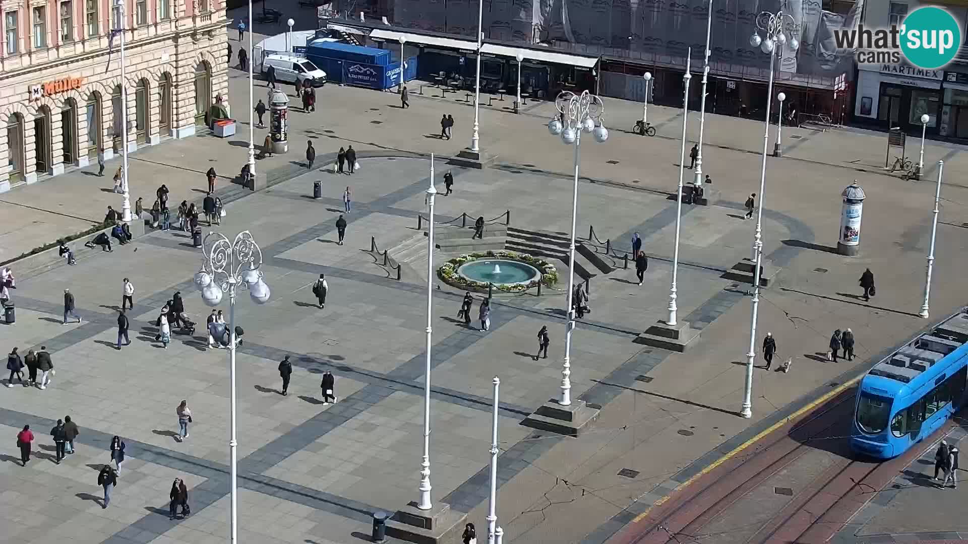 Ban Jelačić Platz  Live webcam Zagreb – Hotel Dubrovnik