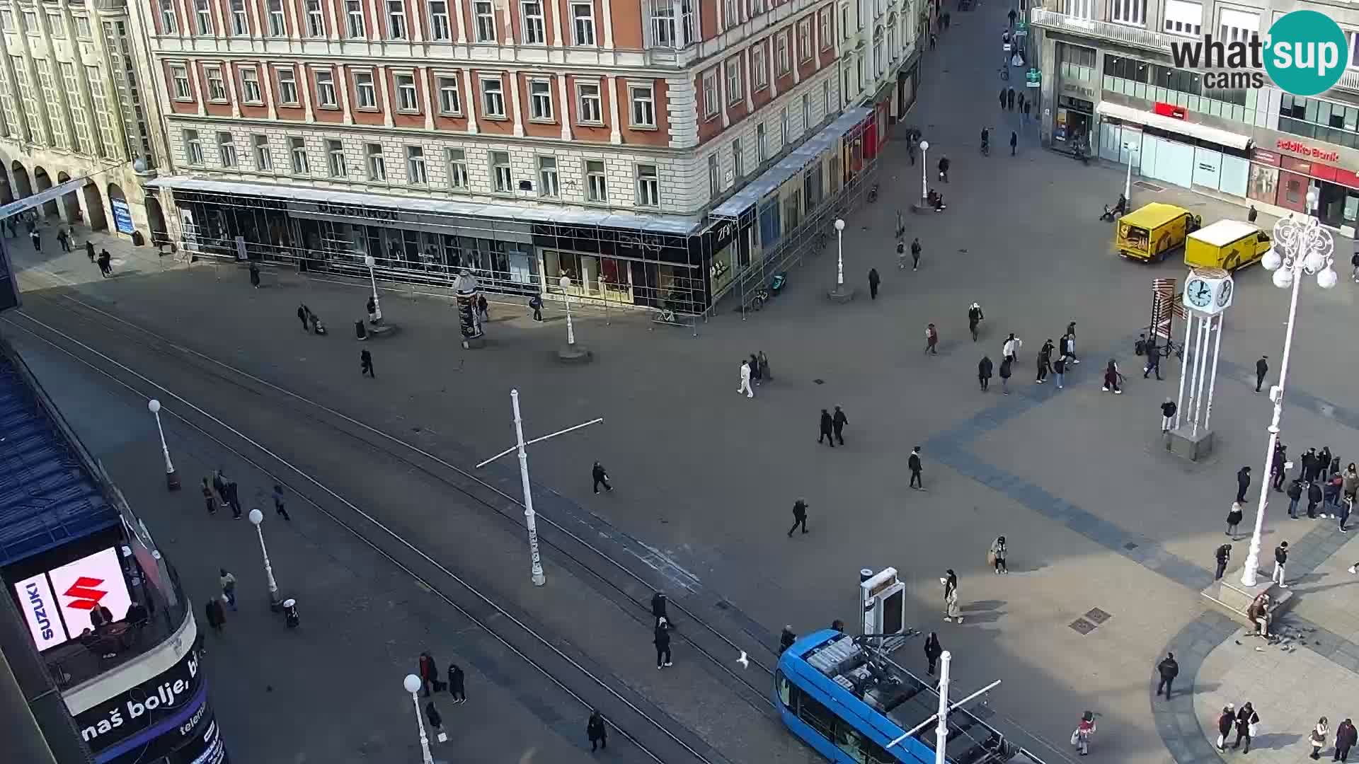 Piazza Ban Jelačić livecam Zagreb – Hotel Dubrovnik