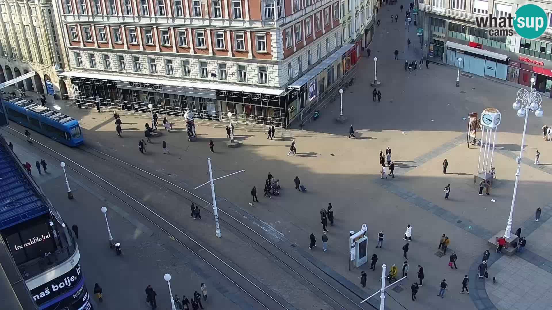 LIVE Webcam Zagreb Hotel Dubrovnik | Ban Jelačić square