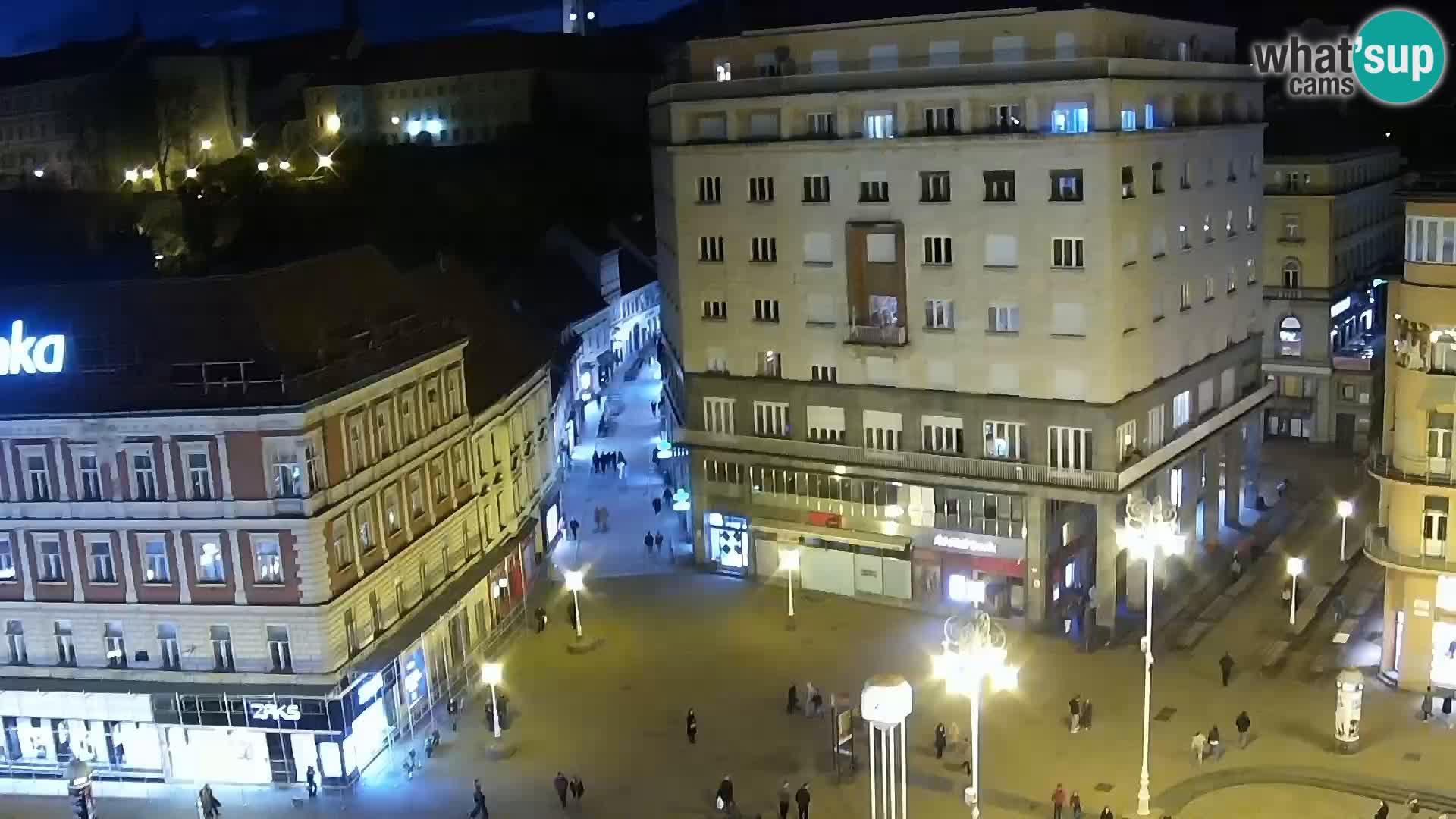 Piazza Ban Jelačić livecam Zagreb – Hotel Dubrovnik