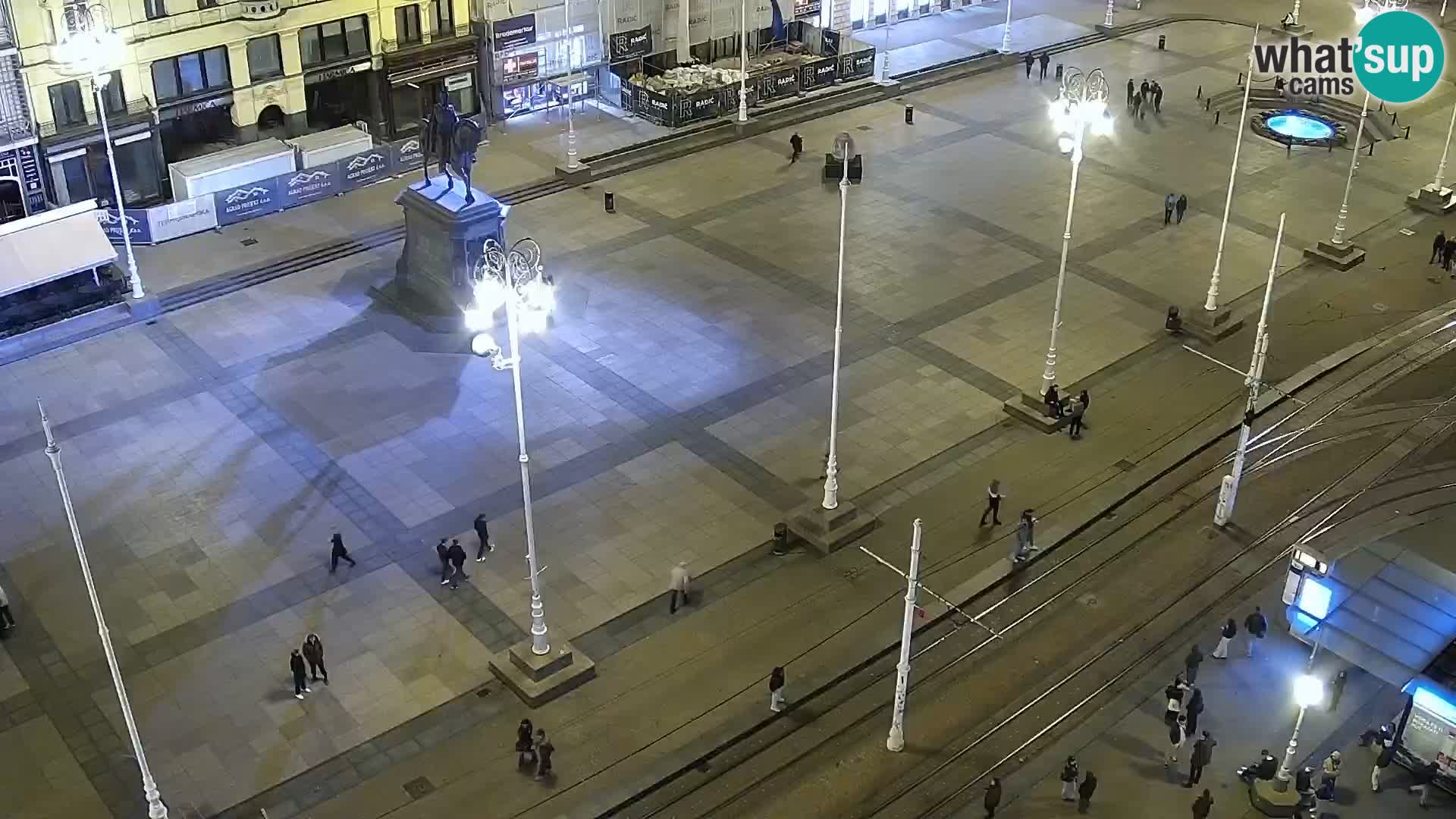 Ban Jelačić Platz  Live webcam Zagreb – Hotel Dubrovnik