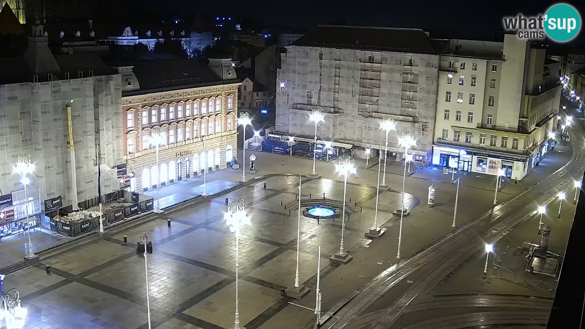 LIVE Webcam Zagreb Hotel Dubrovnik | Ban Jelačić square