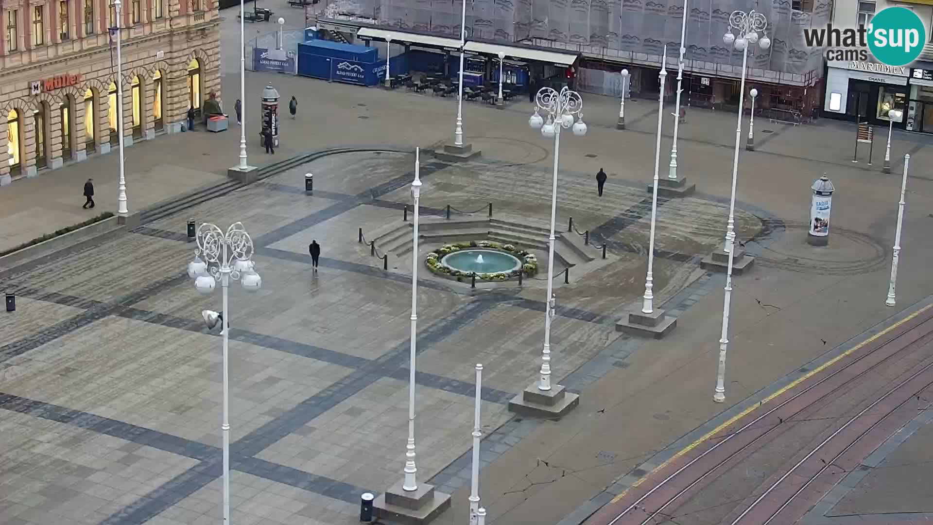 Ban Jelačić live cam Zagreb – Hotel Dubrovnik