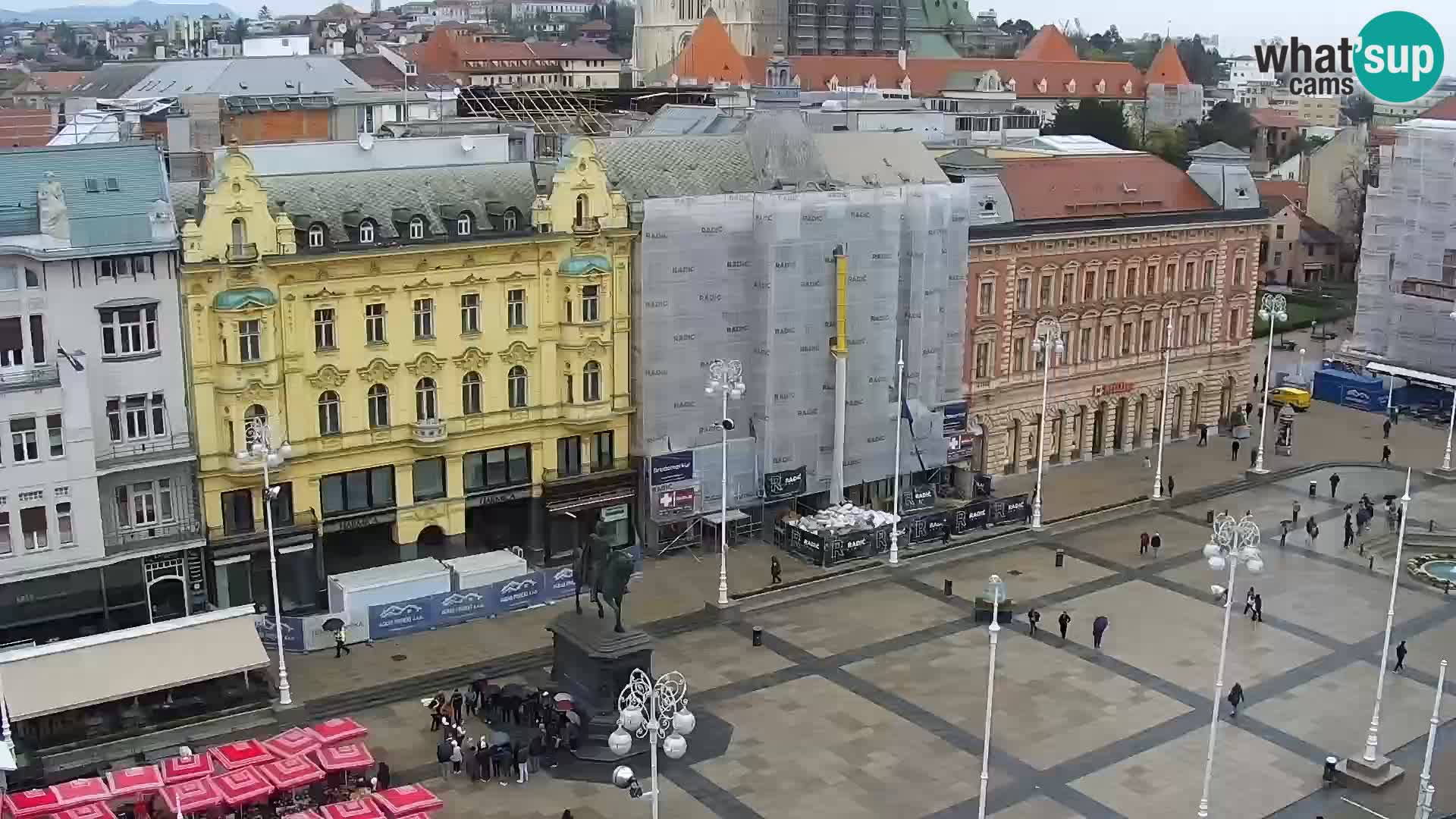 LIVE Webcam Zagreb Hotel Dubrovnik | Ban Jelačić square