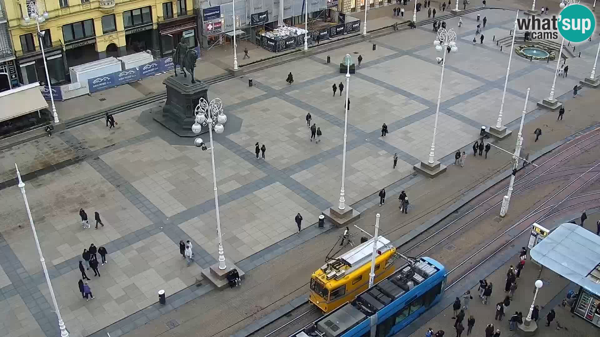LIVE Webcam Zagreb Hotel Dubrovnik | Ban Jelačić square