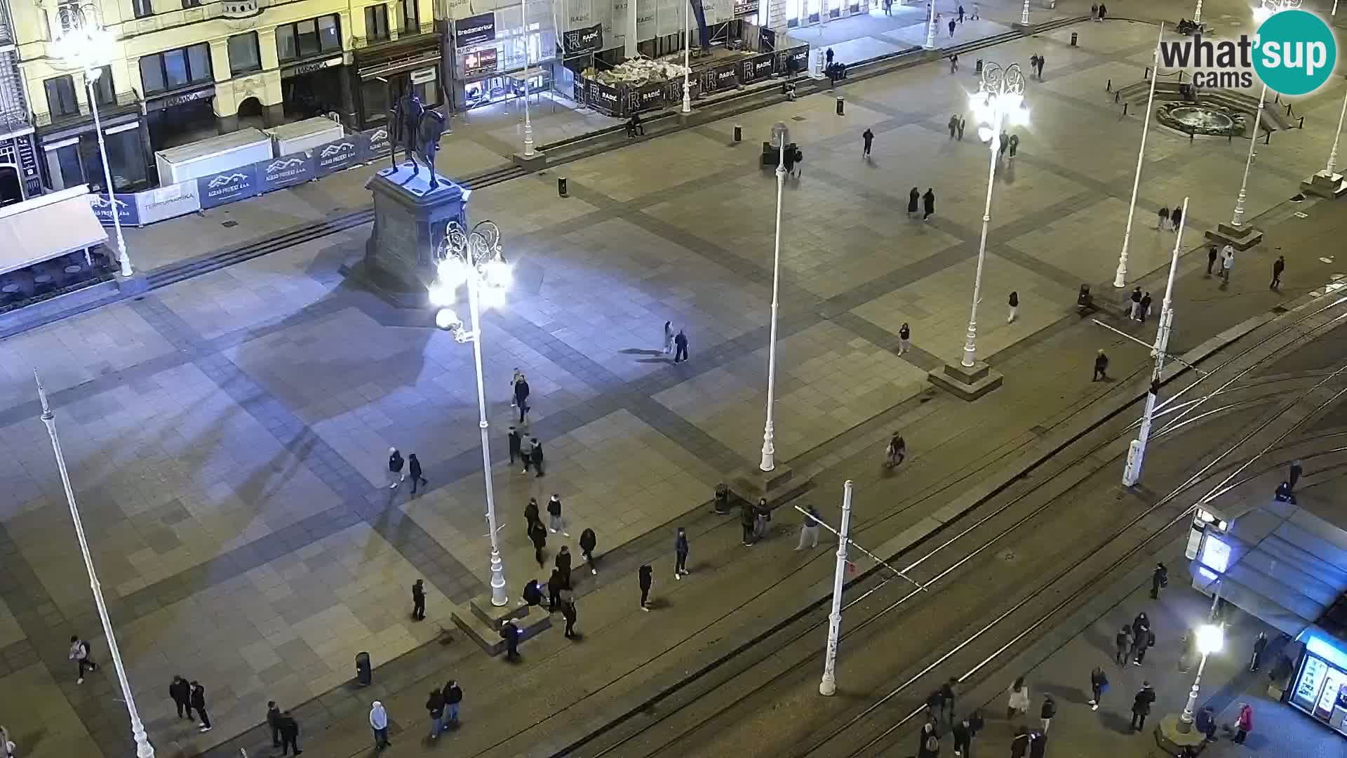 LIVE Webcam Zagreb Hotel Dubrovnik | Ban Jelačić square