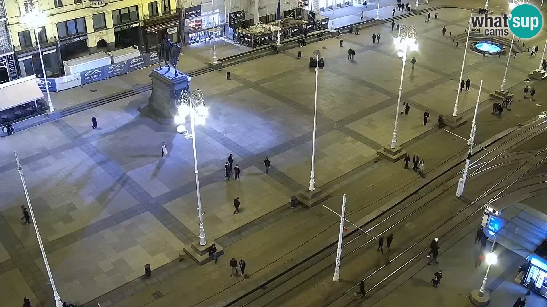 Ban Jelačić Platz  Live webcam Zagreb – Hotel Dubrovnik