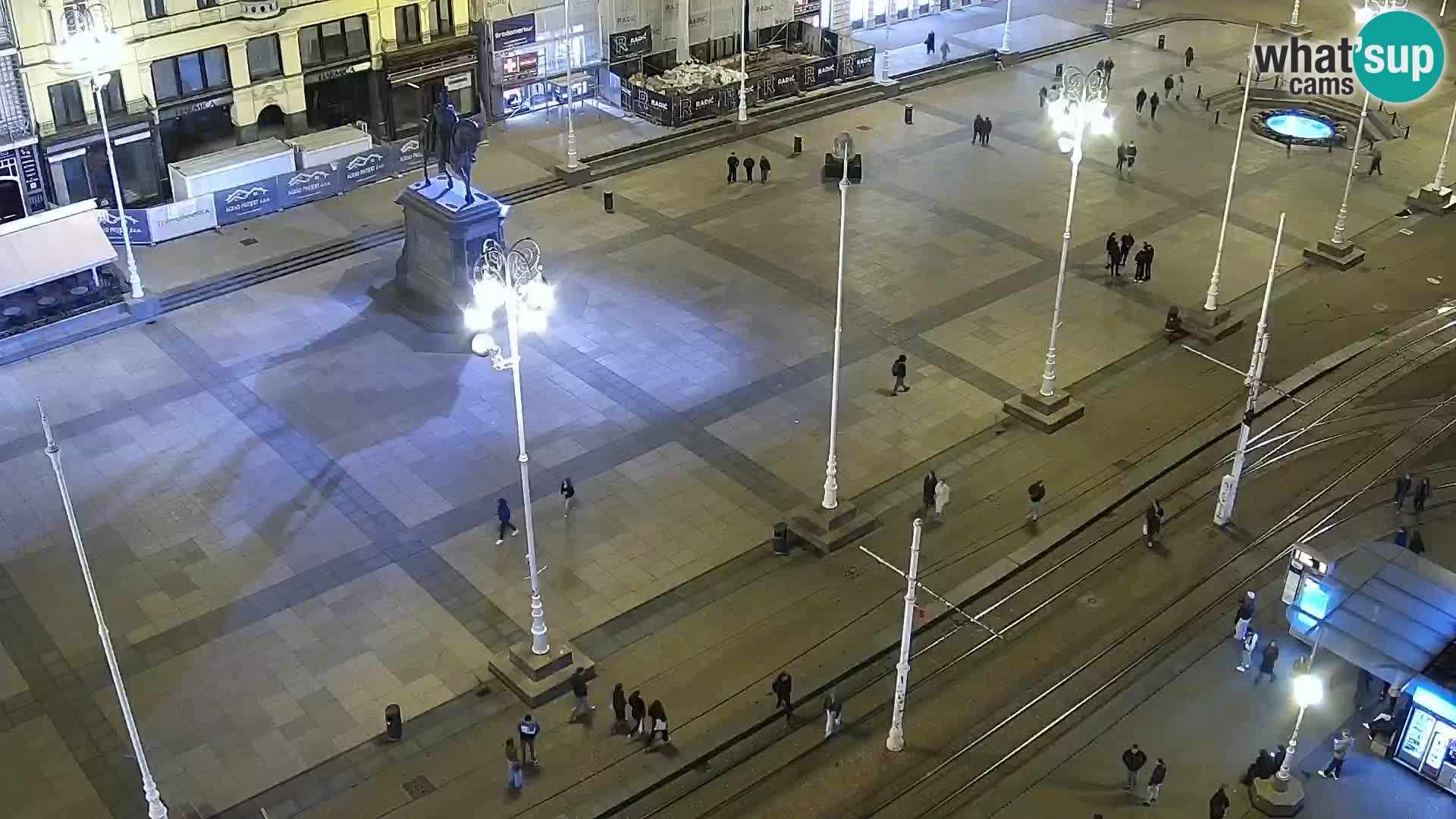 Ban Jelačić Platz  Live webcam Zagreb – Hotel Dubrovnik