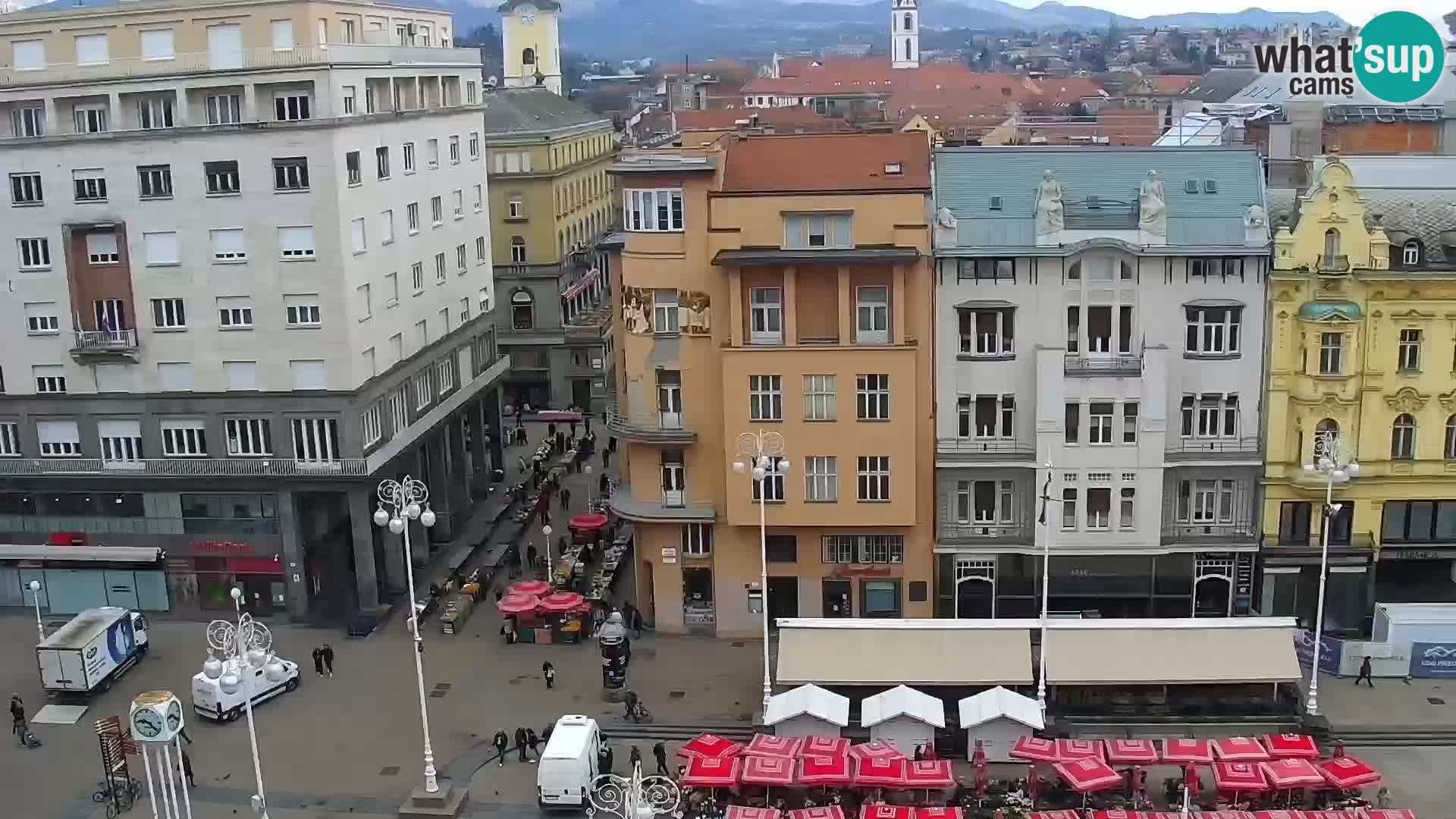 Ban Jelačić Platz  Live webcam Zagreb – Hotel Dubrovnik