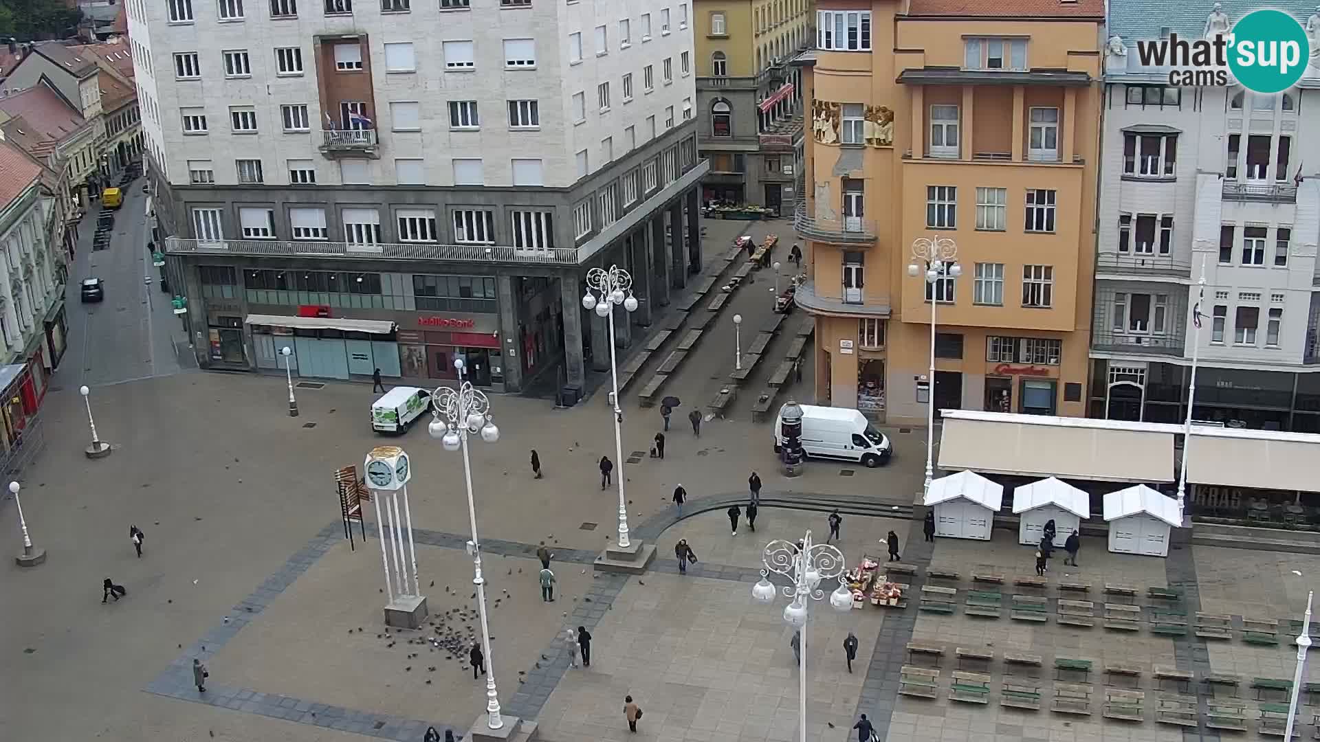 LIVE Webcam Zagreb Hotel Dubrovnik | Ban Jelačić square