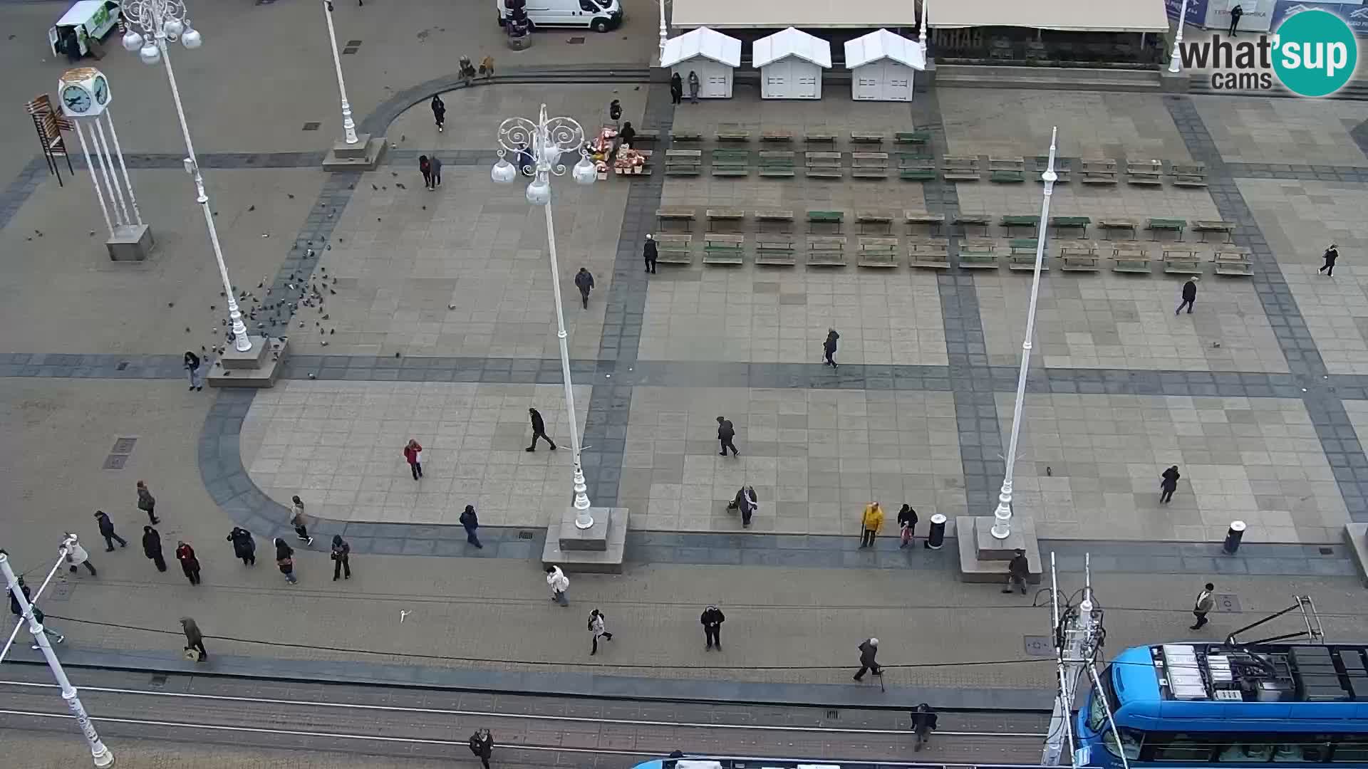 LIVE Webcam Zagreb Hotel Dubrovnik | Ban Jelačić square