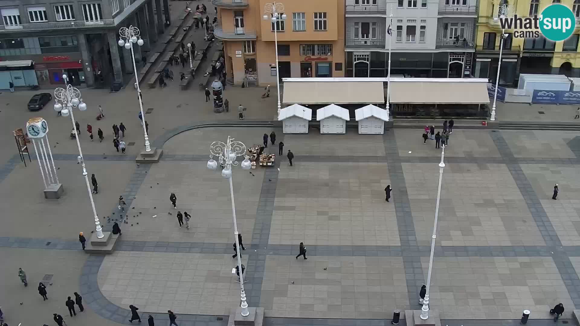 Piazza Ban Jelačić livecam Zagreb – Hotel Dubrovnik