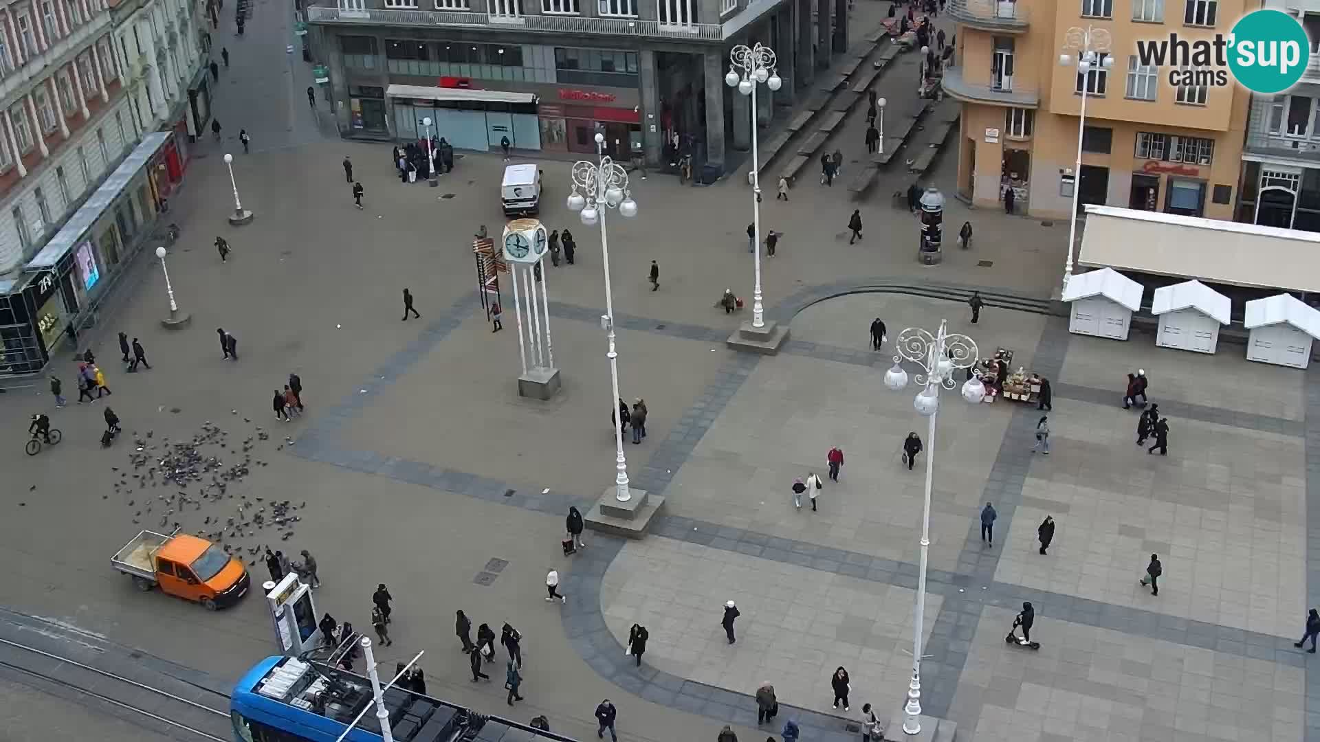 Plaza Ban Jelačić camera en vivo Zagreb – Hotel Dubrovnik