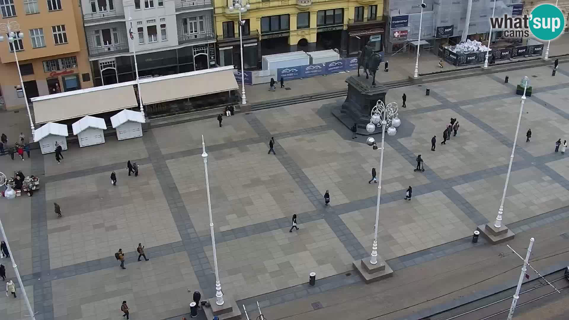 Piazza Ban Jelačić livecam Zagreb – Hotel Dubrovnik