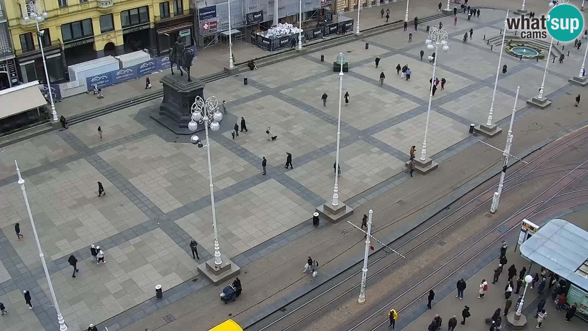 Piazza Ban Jelačić livecam Zagreb – Hotel Dubrovnik