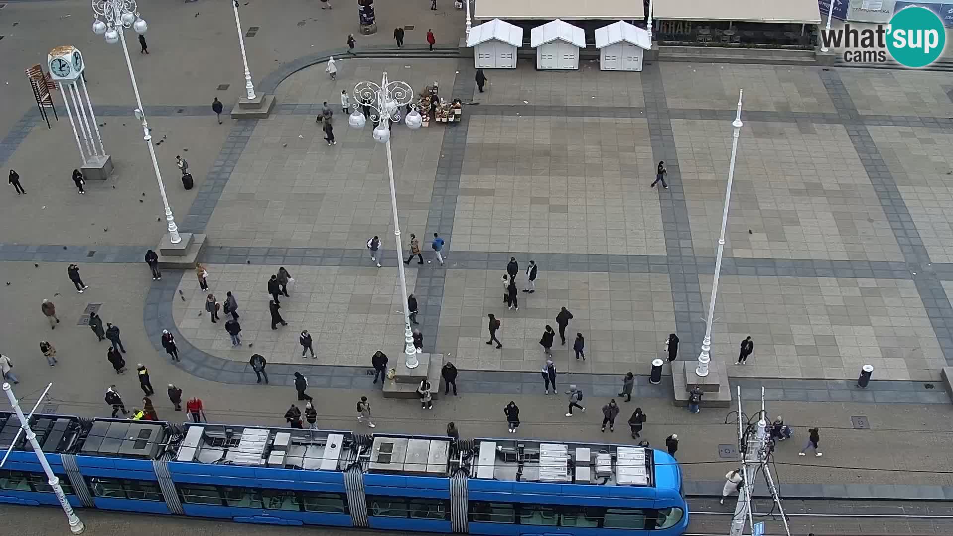 Trg Bana Jelačića v živo Zagreb – Hotel Dubrovnik