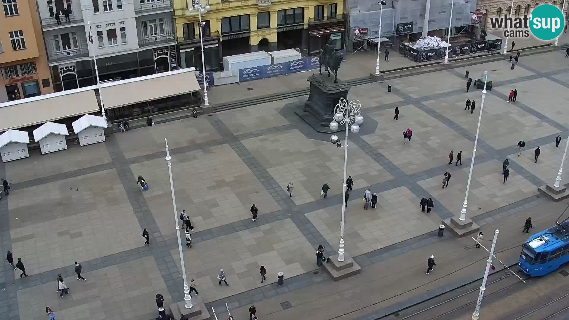 Piazza Ban Jelačić livecam Zagreb – Hotel Dubrovnik