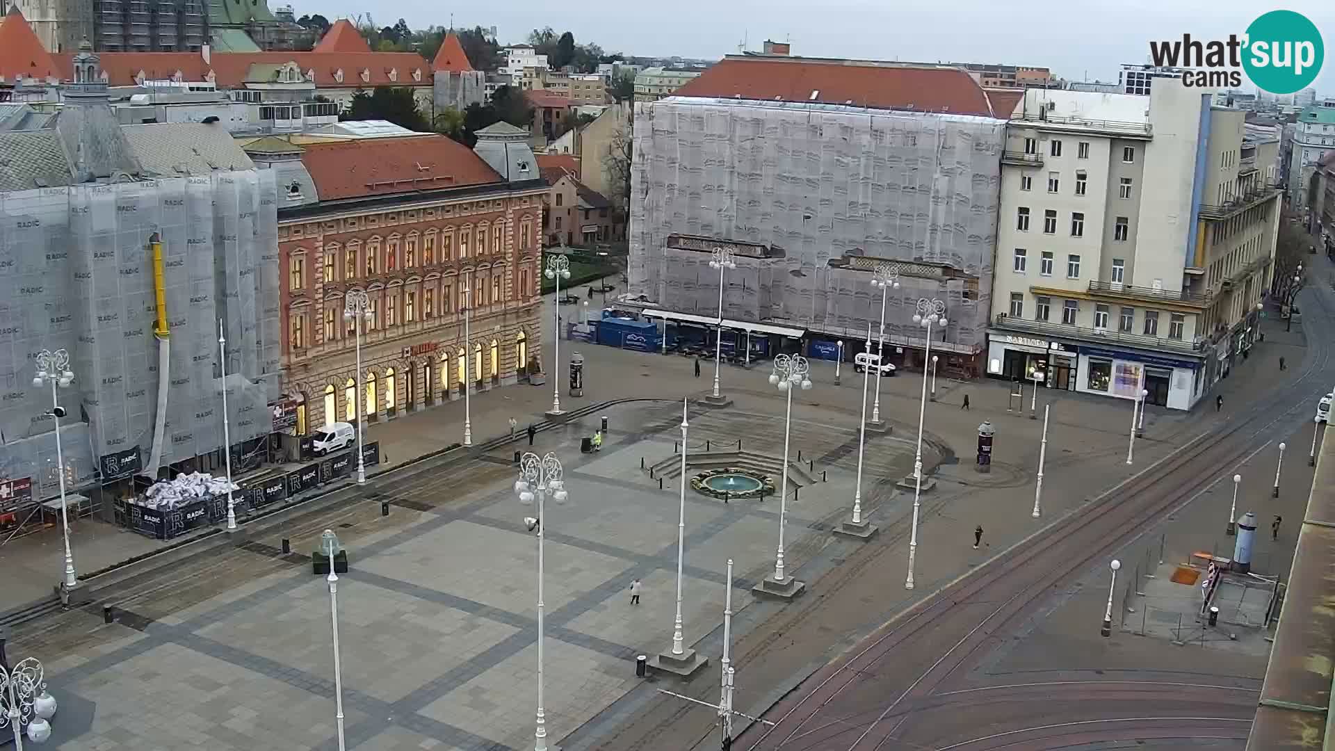 LIVE Webcam Zagreb Hotel Dubrovnik | Ban Jelačić square