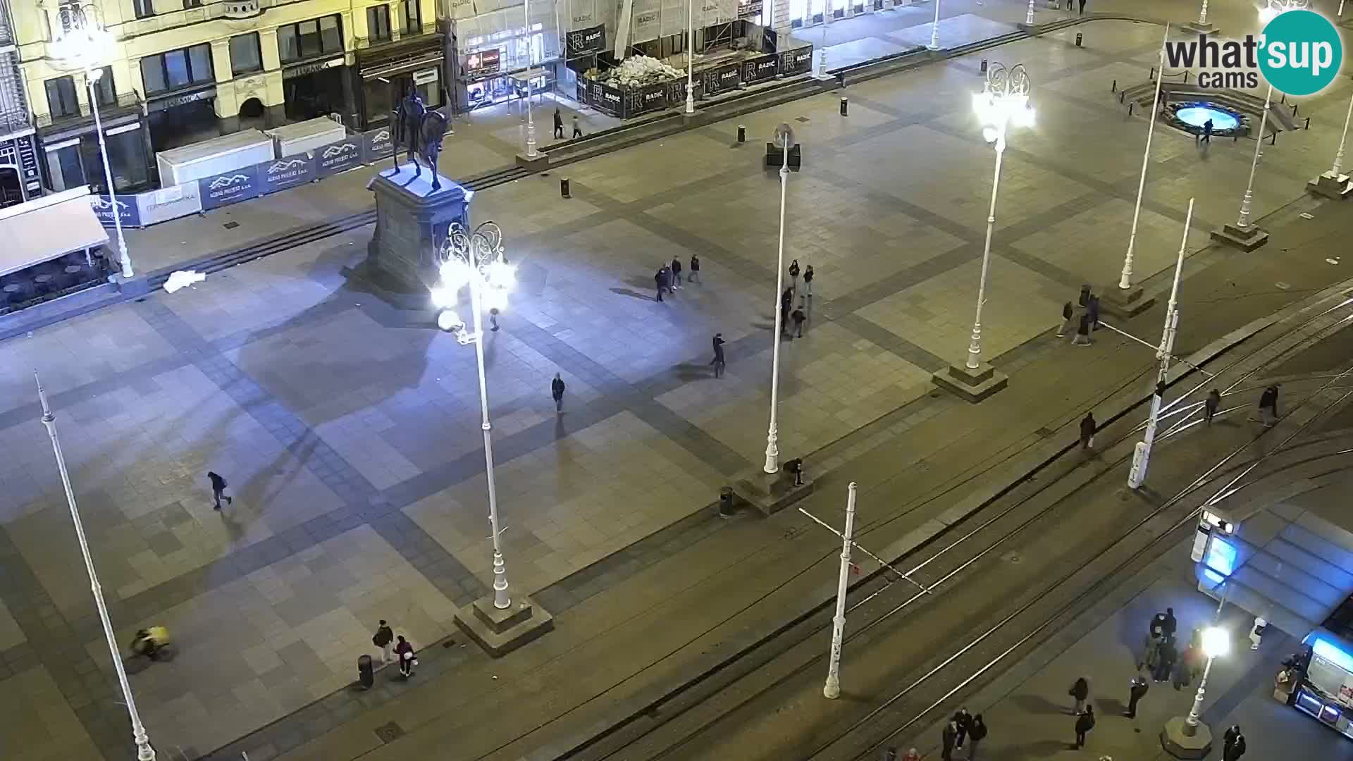 Ban Jelačić Platz  Live webcam Zagreb – Hotel Dubrovnik