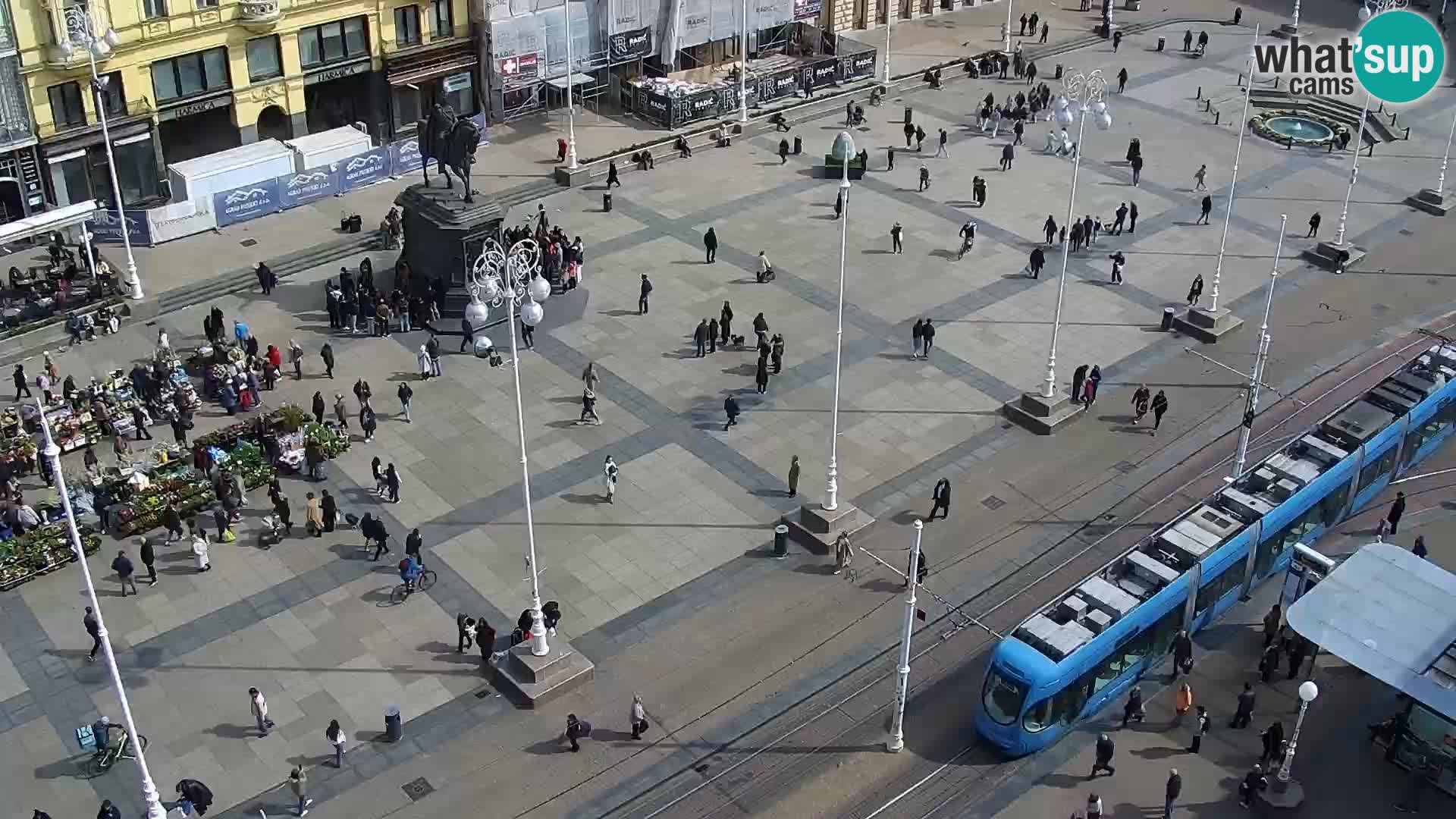 LIVE Webcam Zagreb Hotel Dubrovnik | Ban Jelačić square