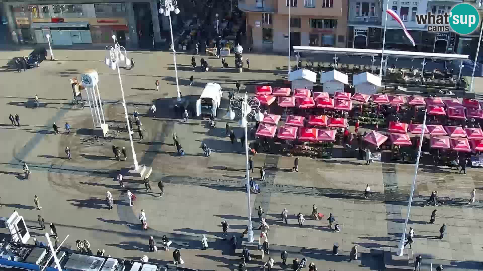 LIVE Webcam Zagreb Hotel Dubrovnik | Ban Jelačić square