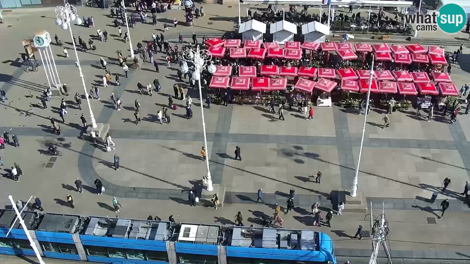 Piazza Ban Jelačić livecam Zagreb – Hotel Dubrovnik