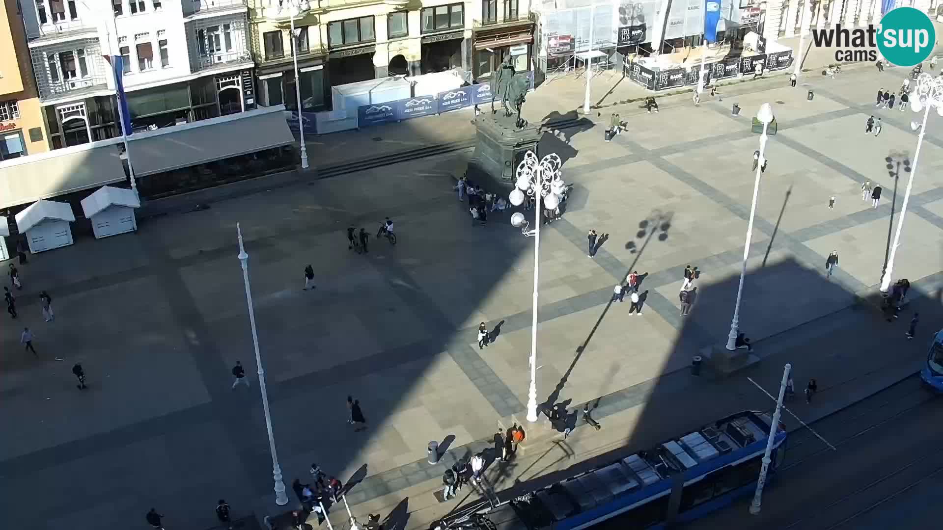Ban Jelačić Platz  Live webcam Zagreb – Hotel Dubrovnik