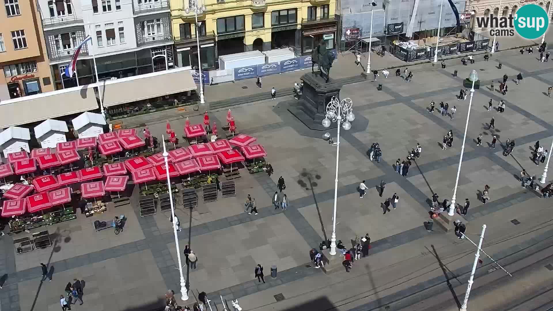 Webcam live Zagreb – Ban Jelačić Platz