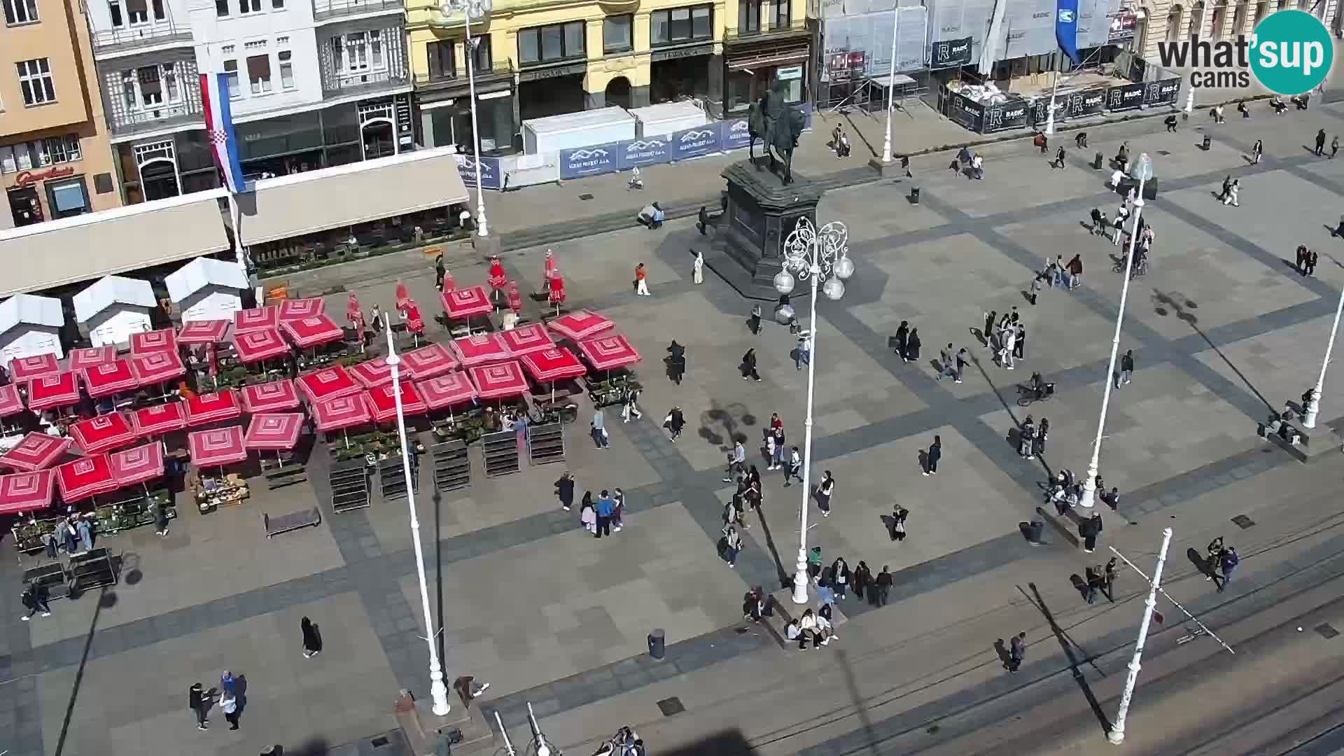 LIVE Webcam Zagreb Hotel Dubrovnik | Ban Jelačić square