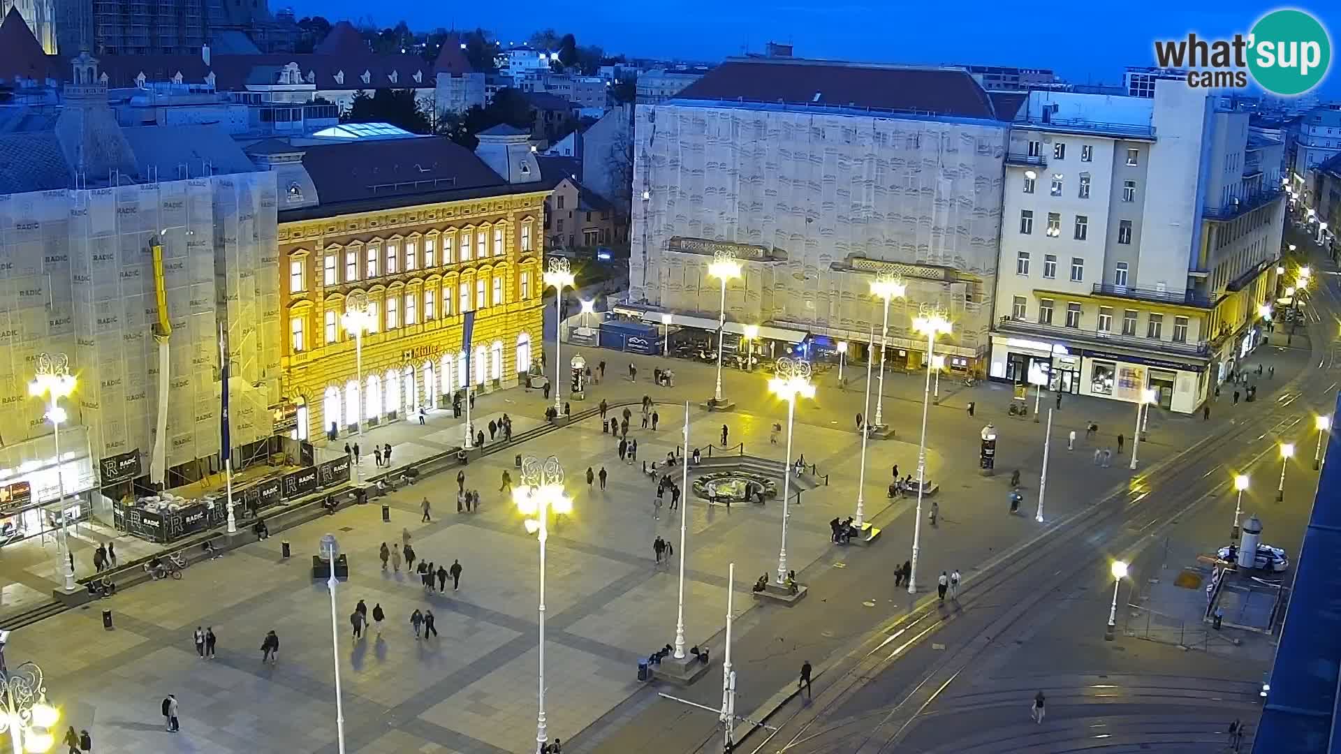 Ban Jelačić live cam Zagreb – Hotel Dubrovnik