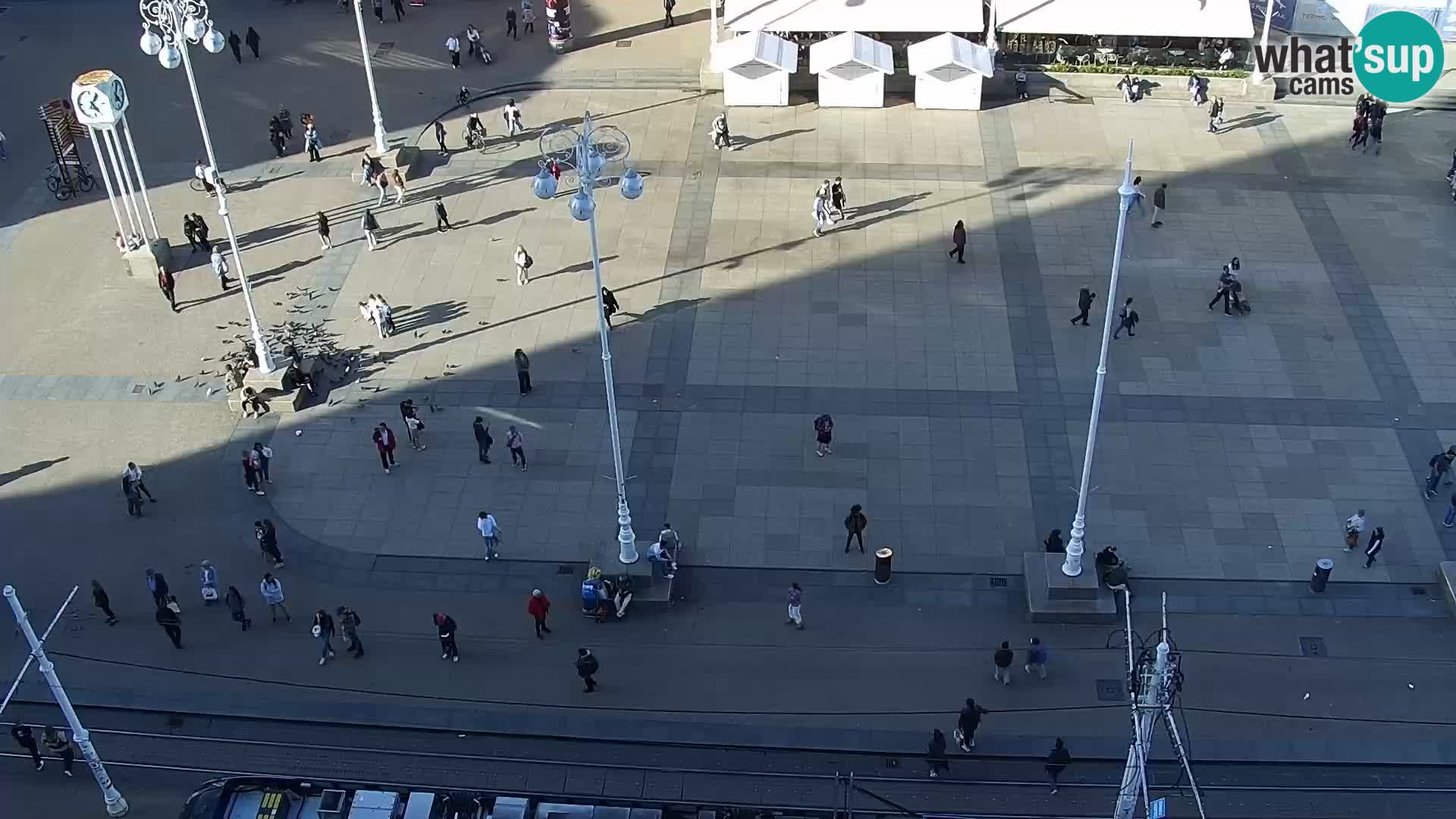 Trg Bana Jelačića v živo Zagreb – Hotel Dubrovnik