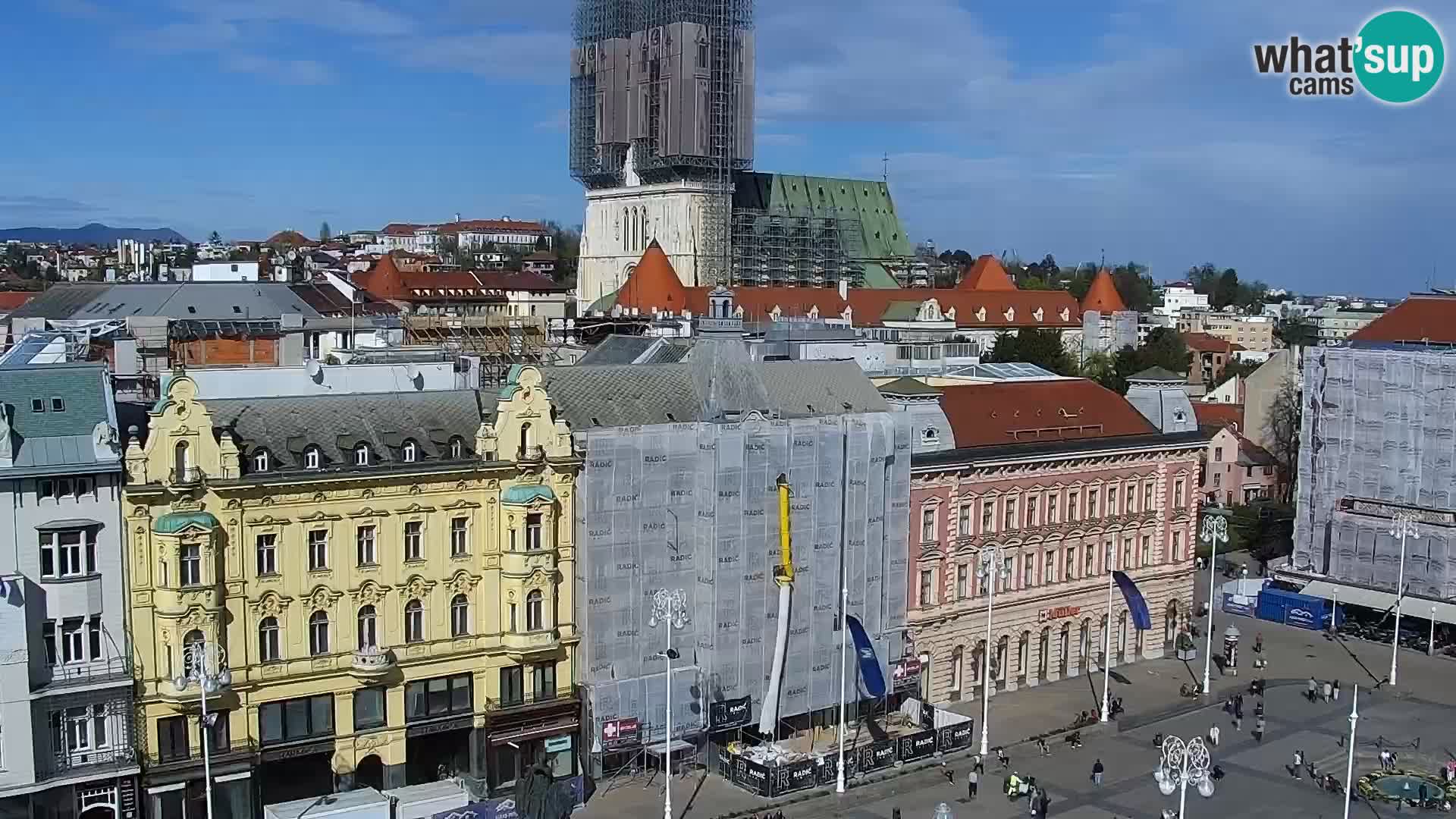 Ban Jelačić live cam Zagreb – Hotel Dubrovnik