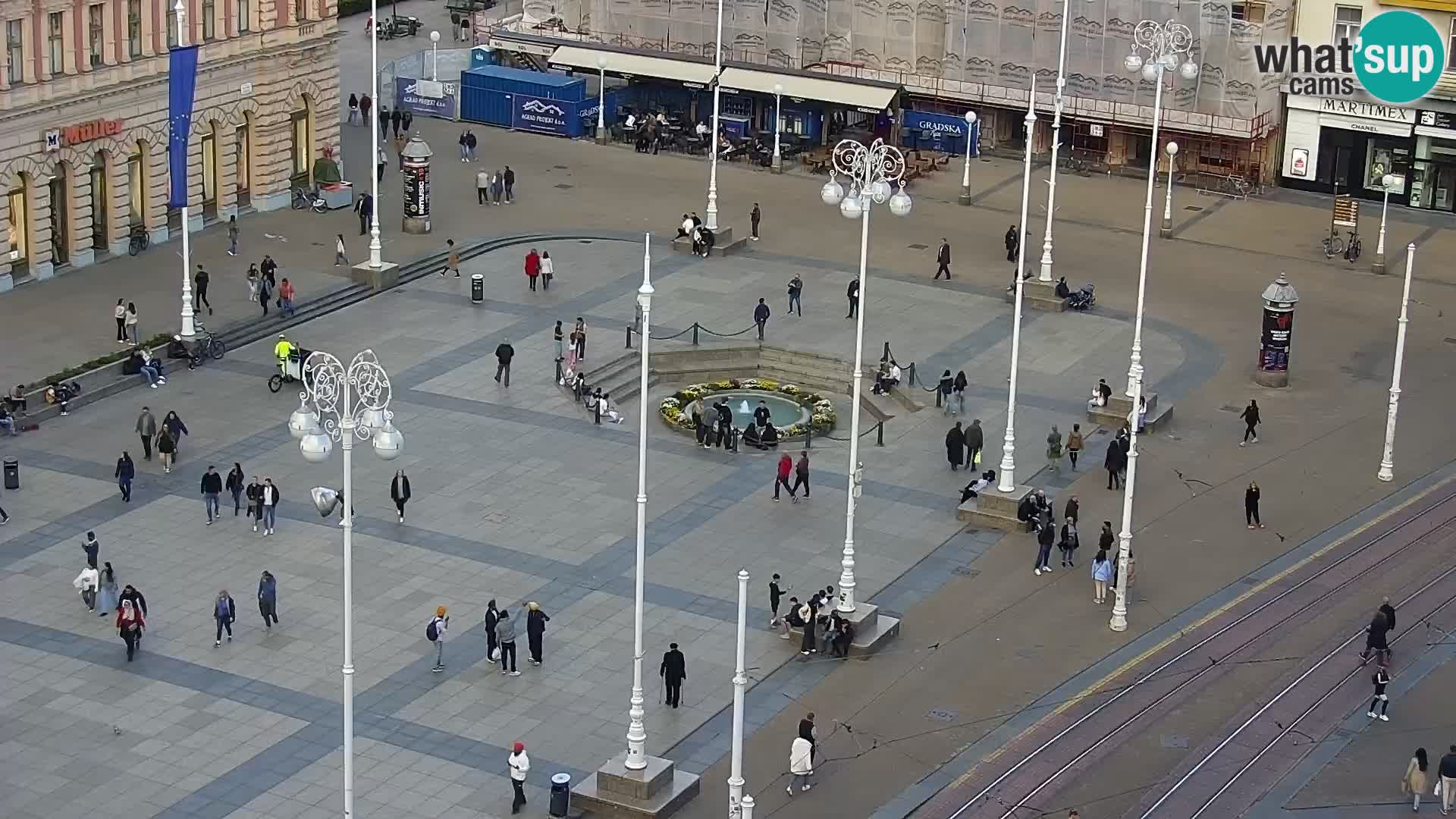 Ban Jelačić live cam Zagreb – Hotel Dubrovnik