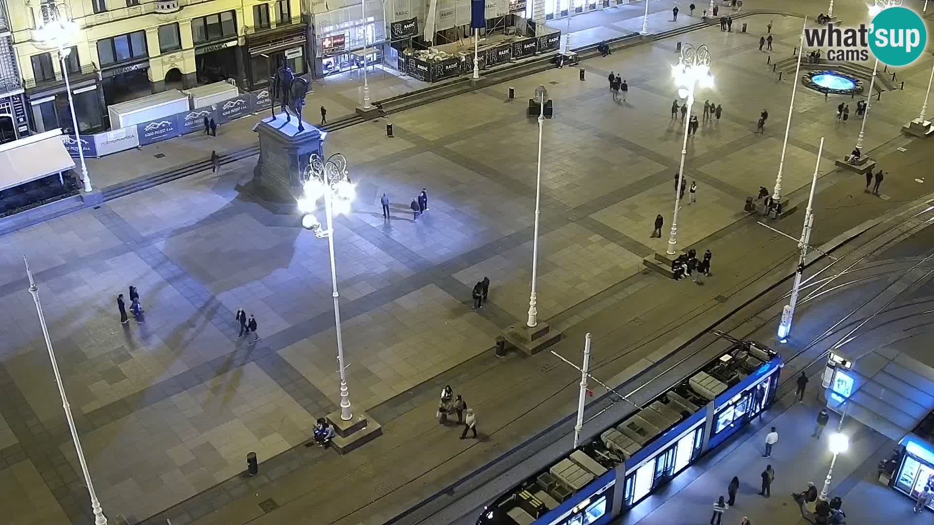 Plaza Ban Jelačić camera en vivo Zagreb – Hotel Dubrovnik