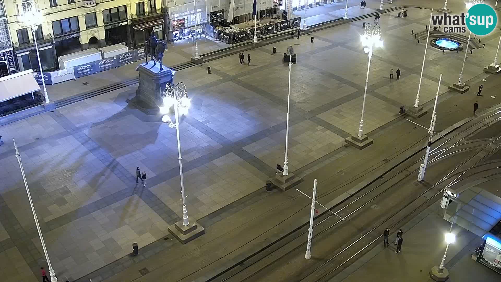 Plaza Ban Jelačić camera en vivo Zagreb – Hotel Dubrovnik