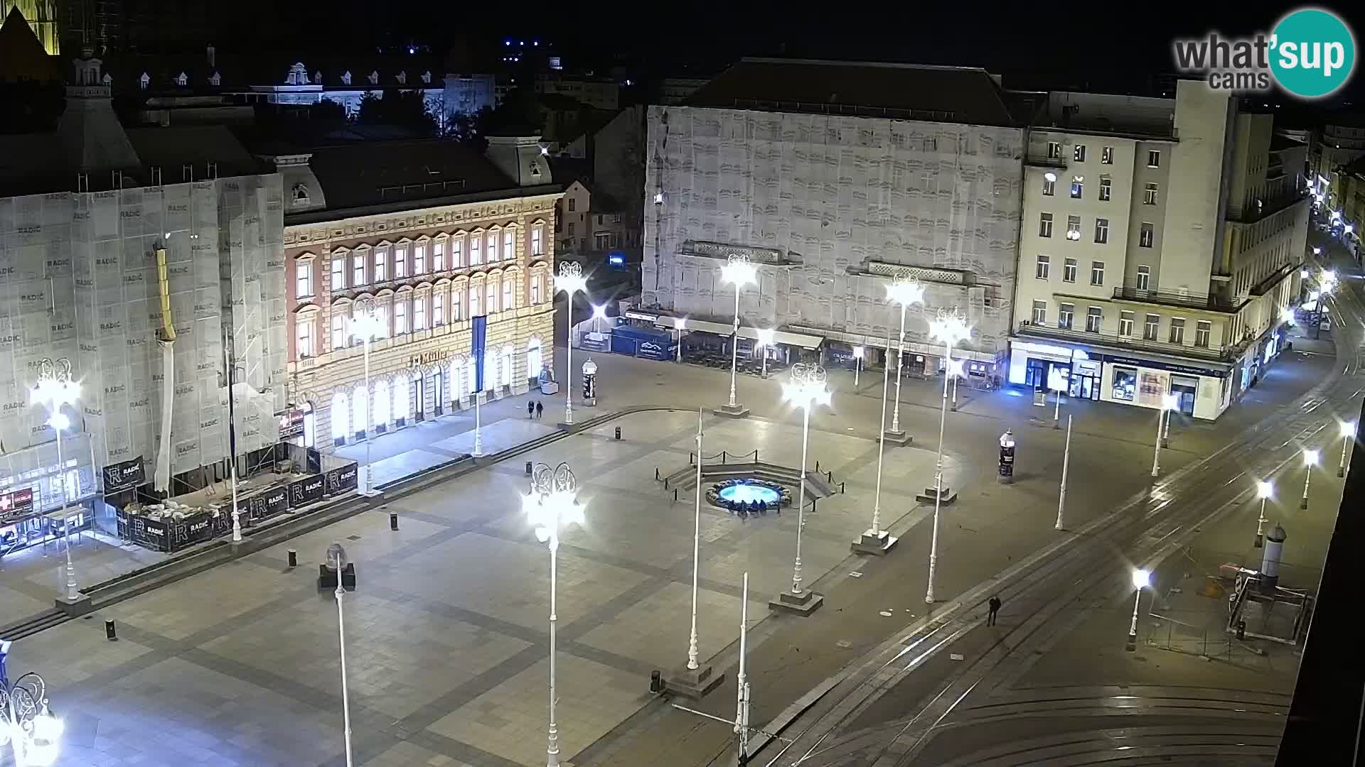 Ban Jelačić Platz  Live webcam Zagreb – Hotel Dubrovnik