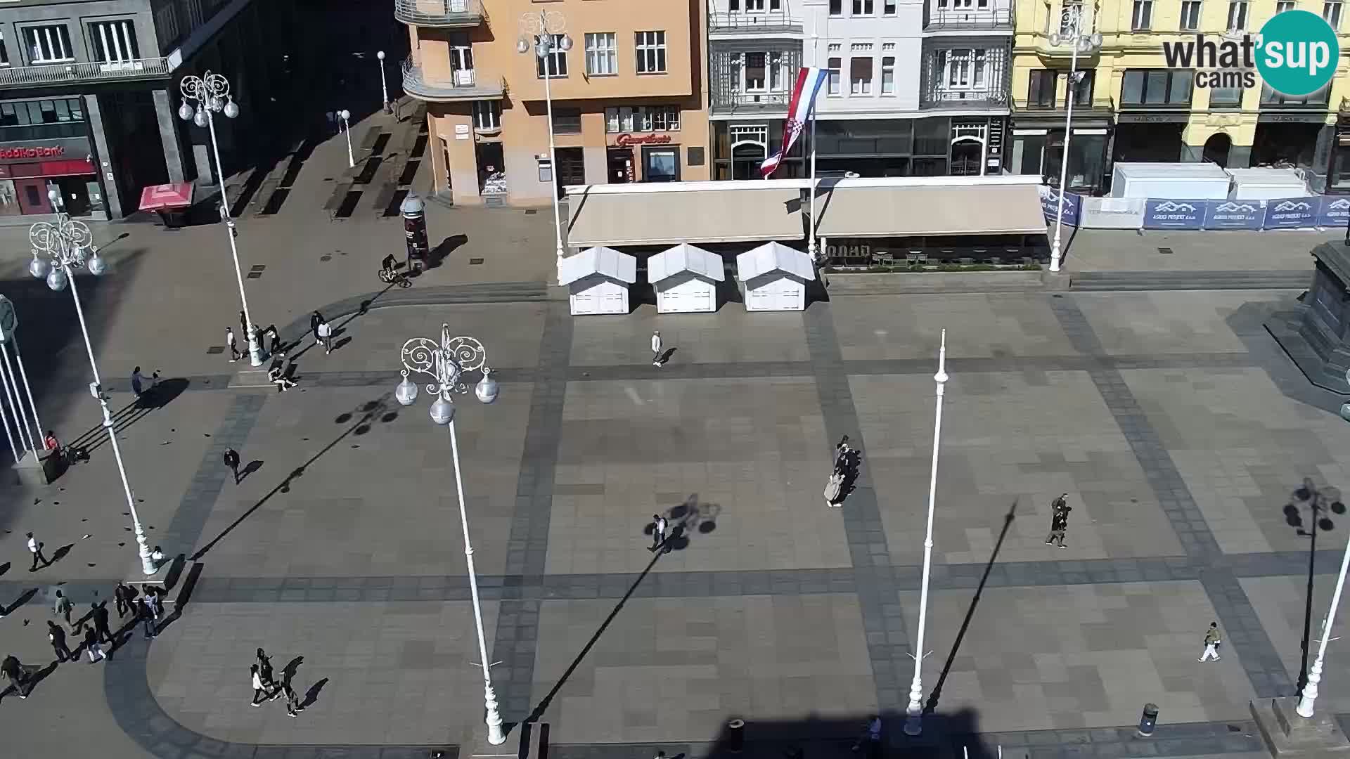 Ban Jelačić Platz  Live webcam Zagreb – Hotel Dubrovnik