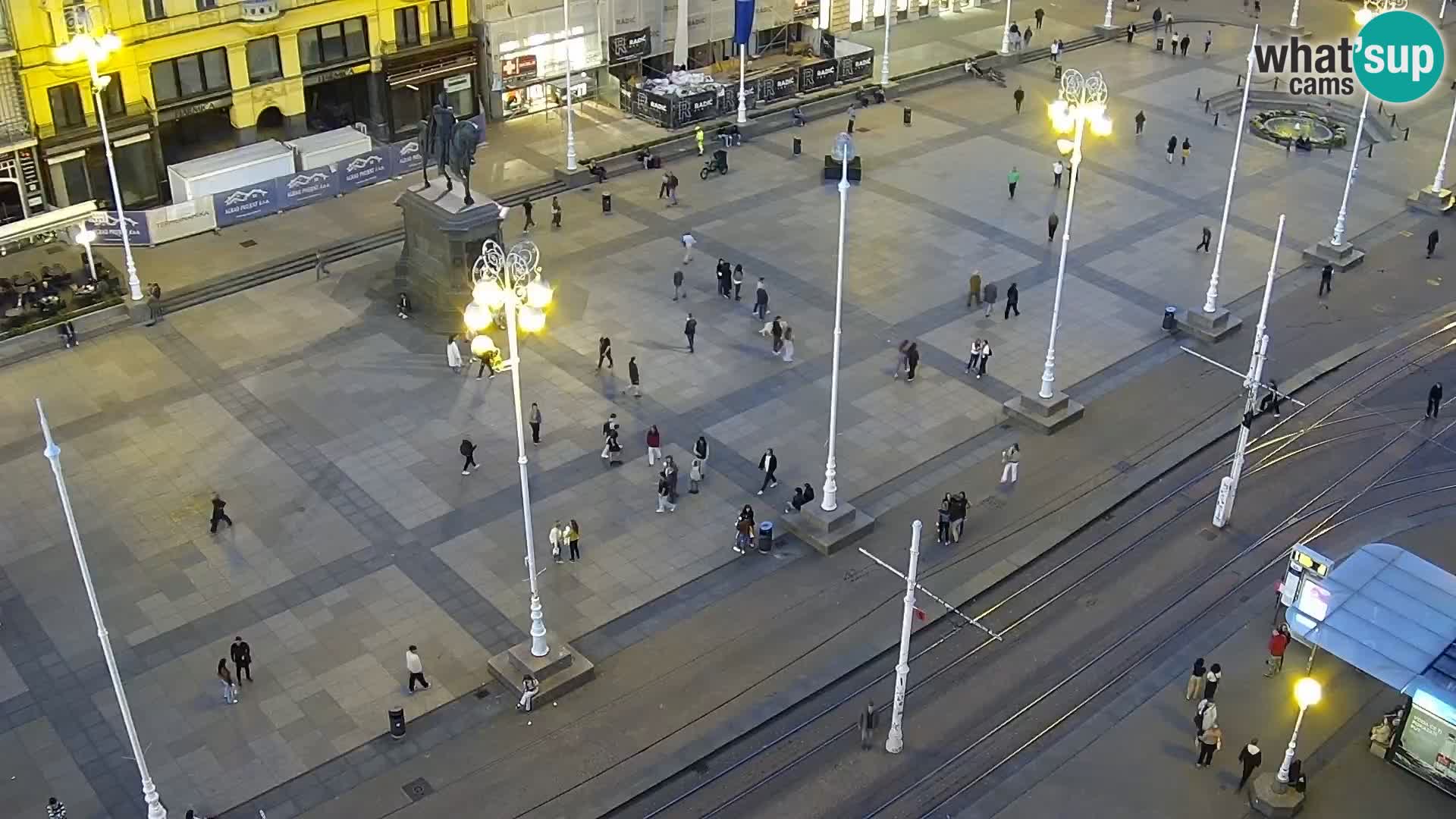 Trg Bana Jelačića web kamera Zagreb – Hotel Dubrovnik