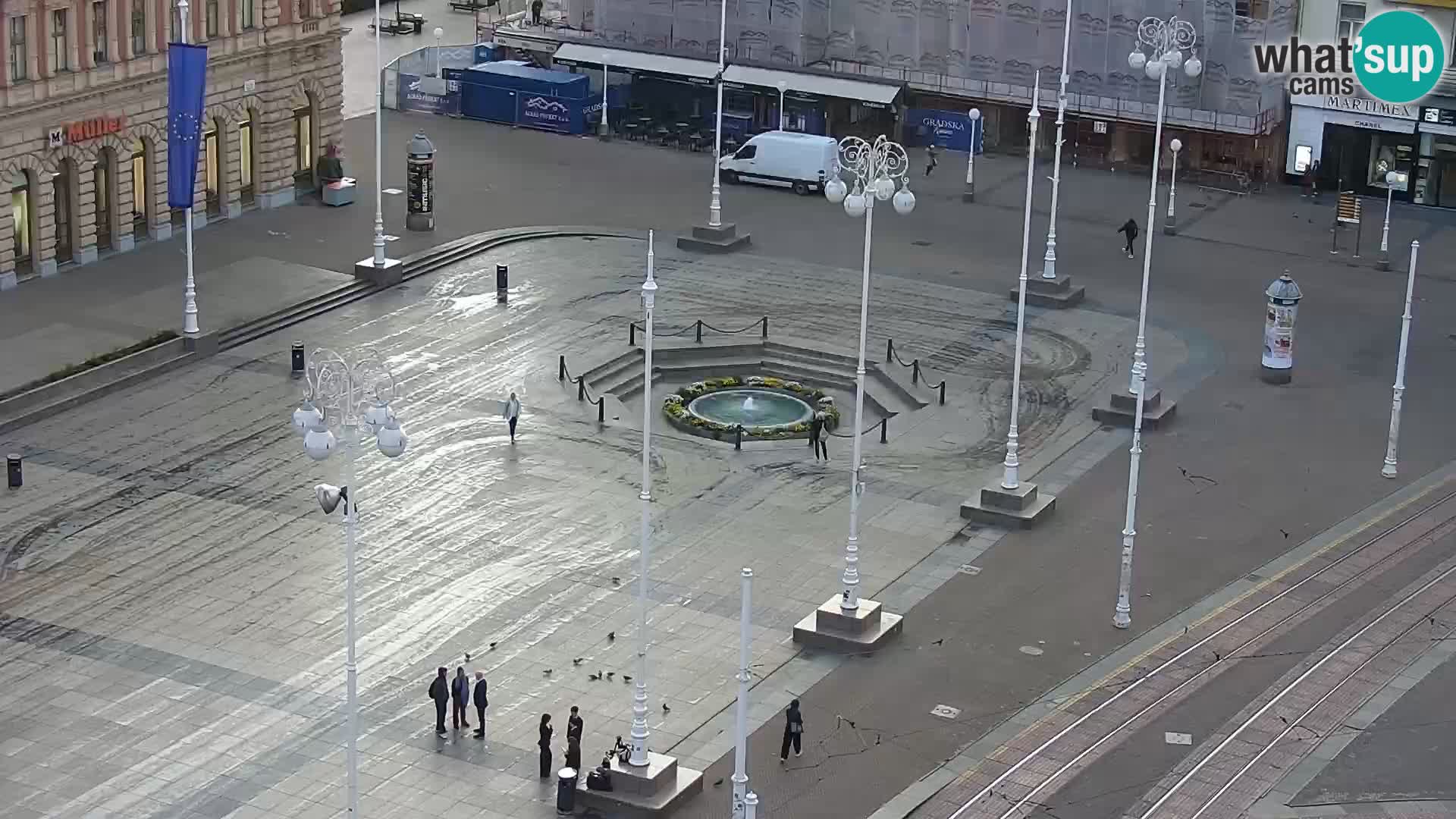Plaza Ban Jelačić camera en vivo Zagreb – Hotel Dubrovnik
