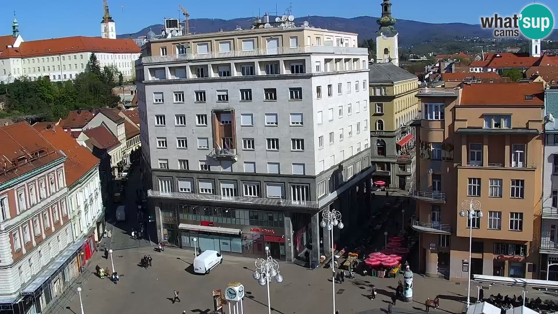 Plaza Ban Jelačić camera en vivo Zagreb – Hotel Dubrovnik